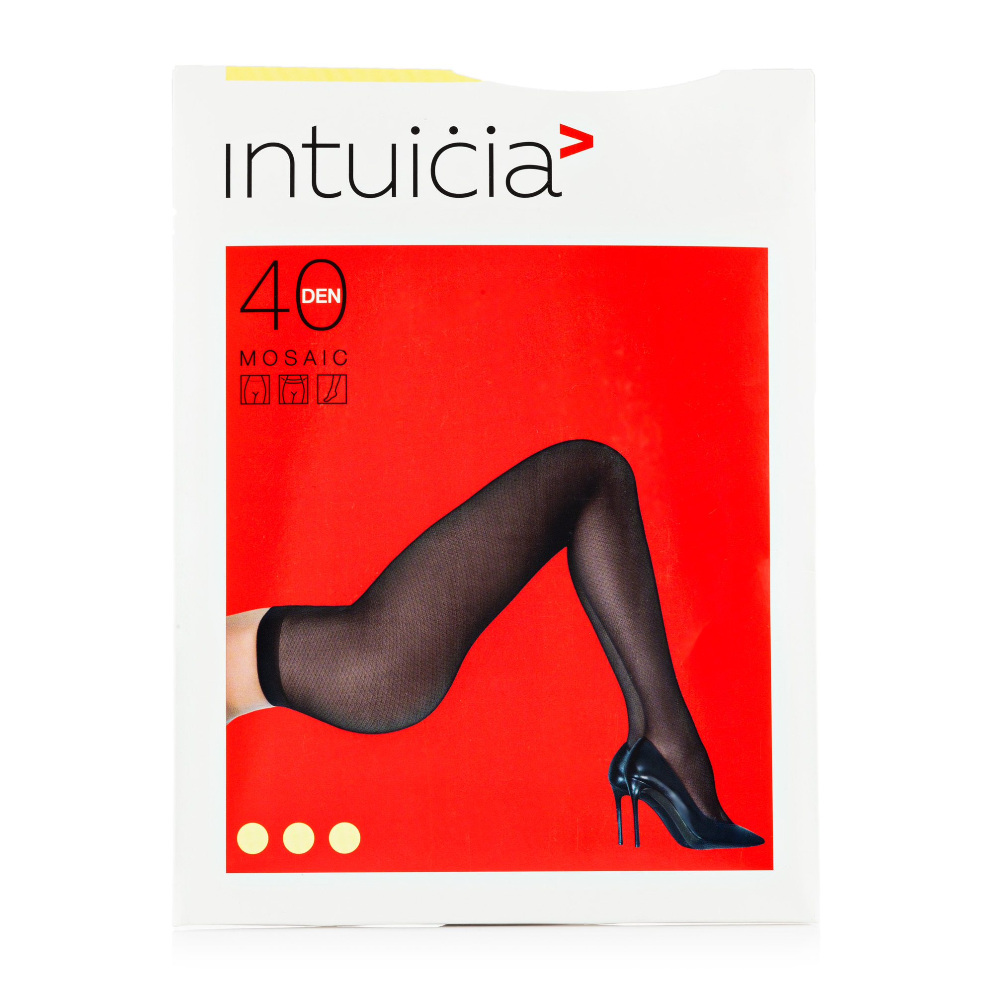 

Колготи жіночі Intuicia MOSAIC 40 DEN ДИМЧАСТИЙ р.4
