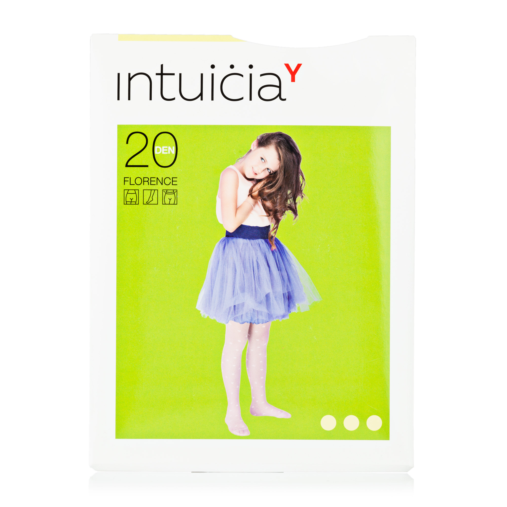 

Колготи дитячі Intuicia FLORENCE 20 DEN ЧОРНИЙ р.140-146