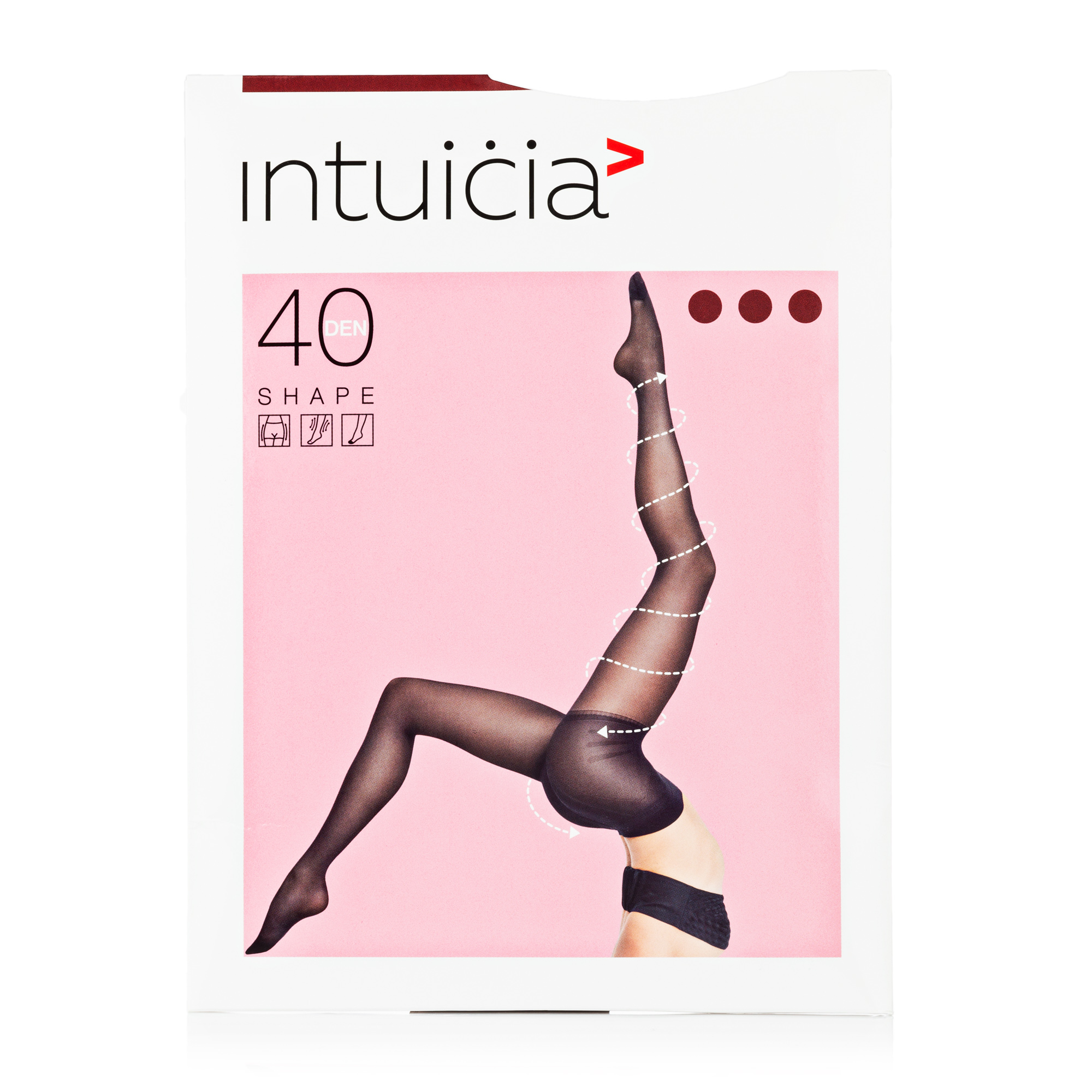 

Колготи жіночі Intuicia SHAPE 40 DEN ДИМЧАСТИЙ р.4