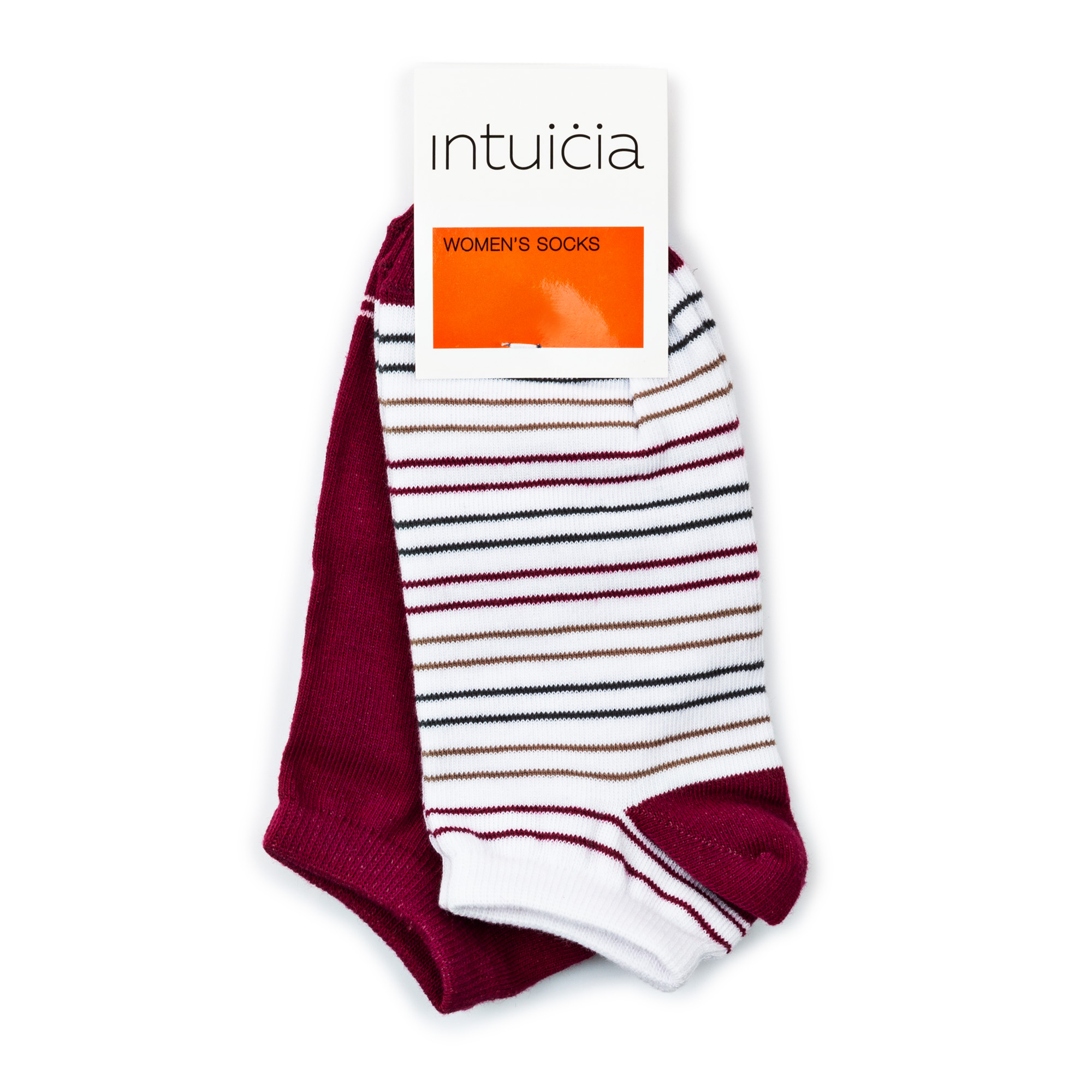 

Шкарпетки жіночі Intuicia 155 (компл2) ВИШНЕВИЙ р.23-25