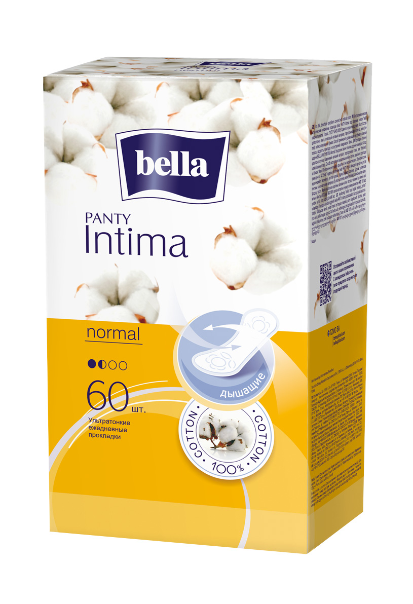 

Прокладки щоденнi Bella panty intima normal, 60 шт.