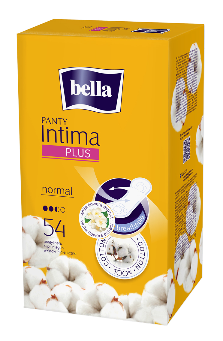 

Прокладки щоденнi Bella panty intima plus normal, 54 шт.