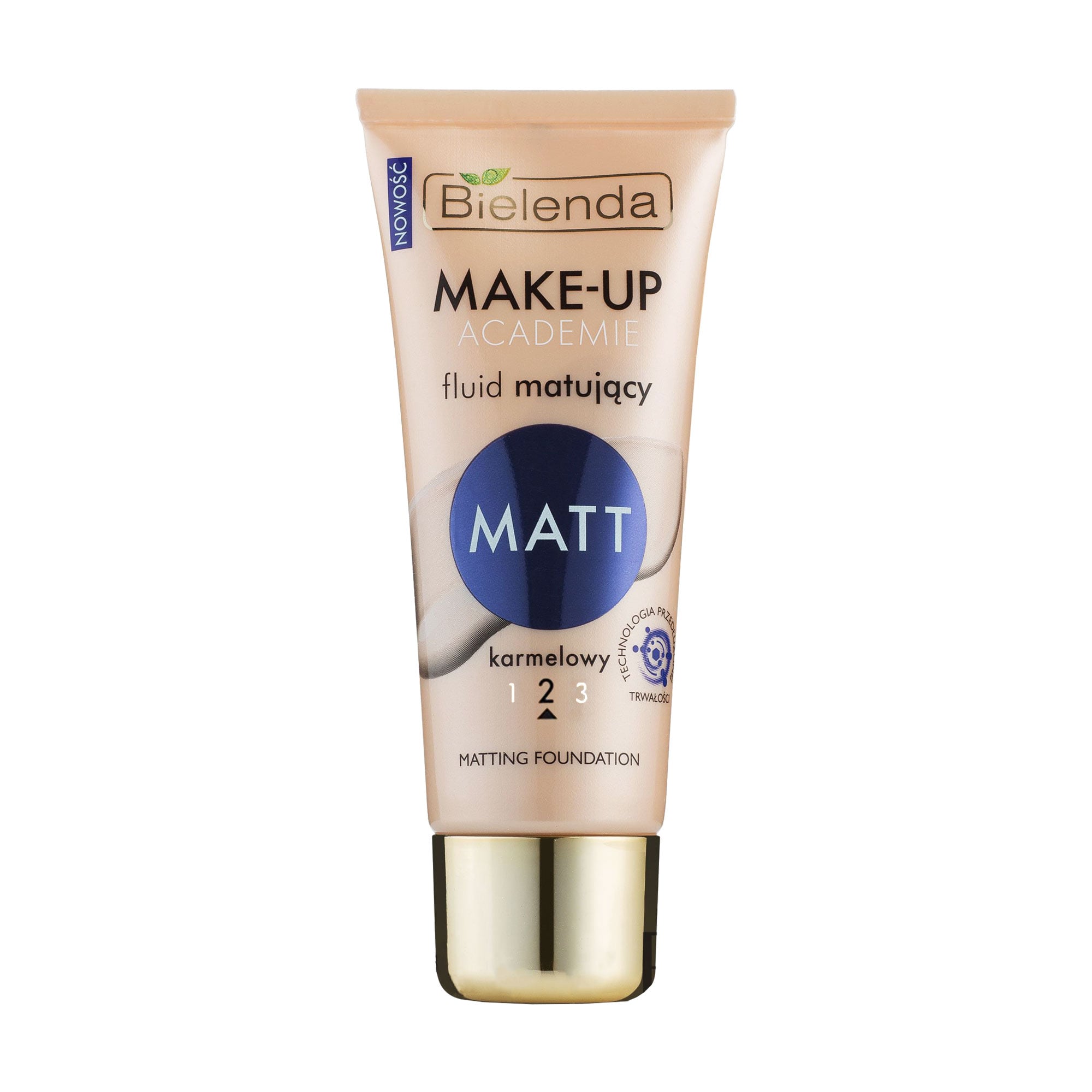 

Матувальний тональний крем для обличчя Bielenda Make-Up Academie MATT 02 бежевий, 30 г