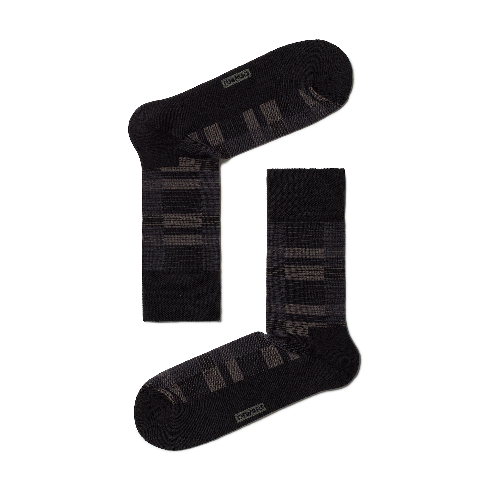 

Шкарпетки чоловічі Diwari Comfort 6С-18СП 013 з махровою стопою, чорні