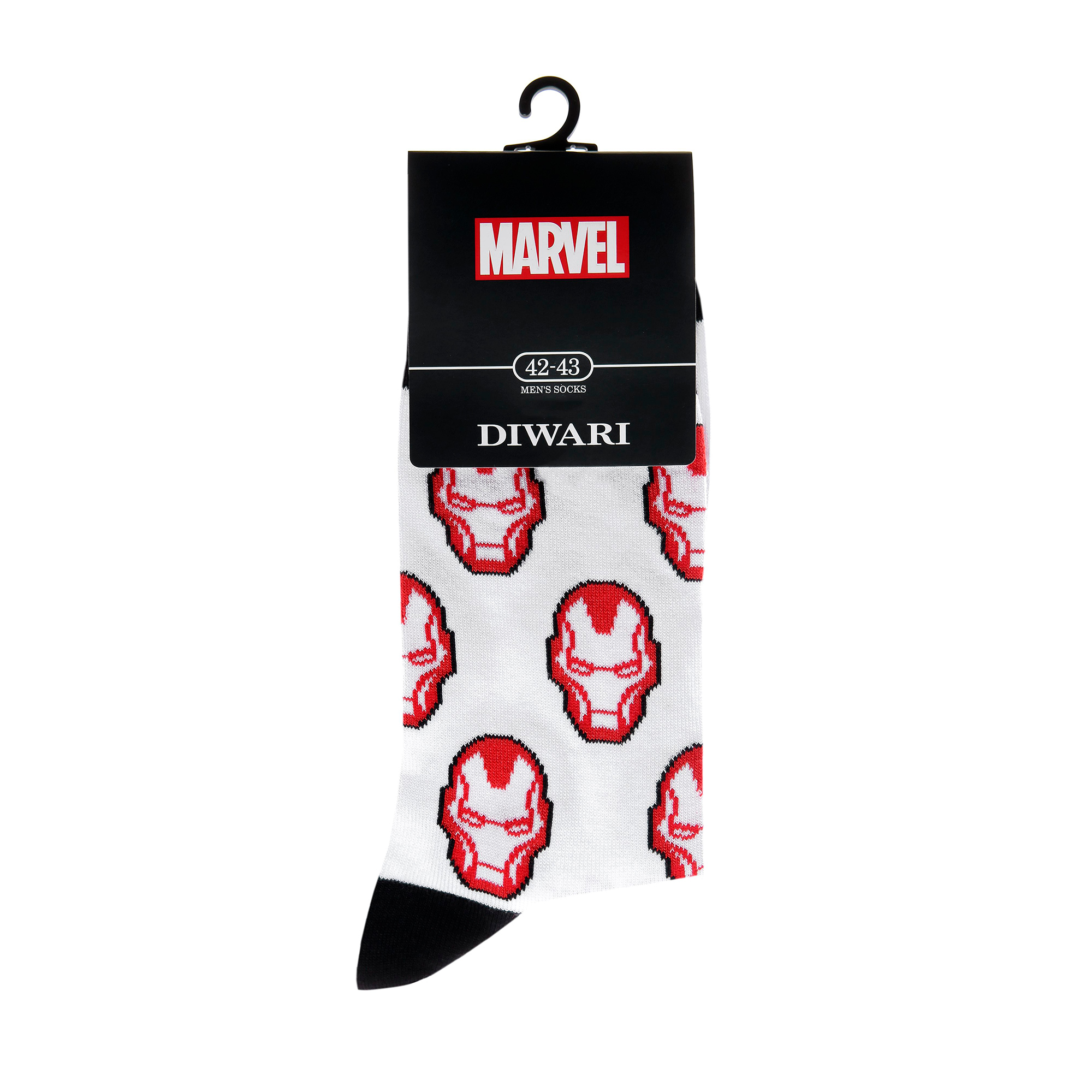 

Шкарпетки Чоловічі DiWaRiDW MARVEL 17С-140СПМ 064 БІЛИЙ р.25