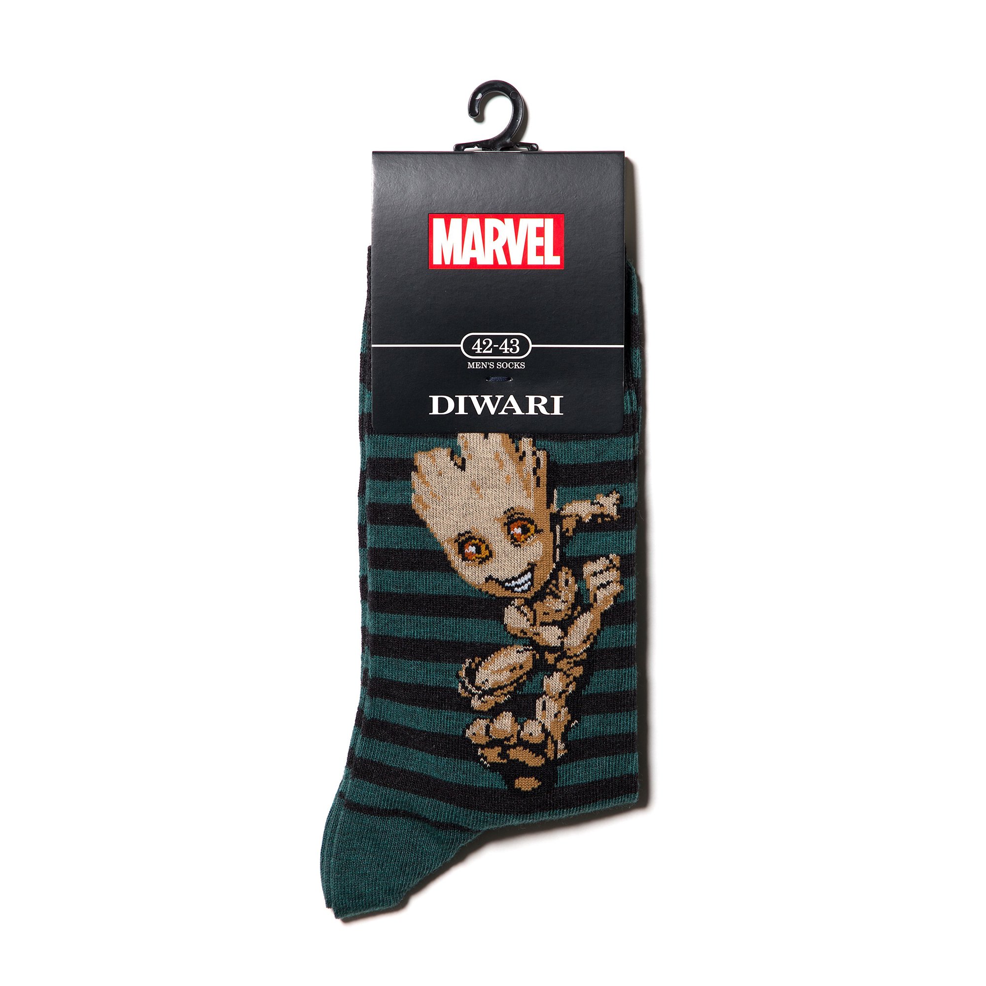 

Шкарпетки Чоловічі DiWaRiDW MARVEL 17С-140СПМ 082 темно-бірюзовий р.27