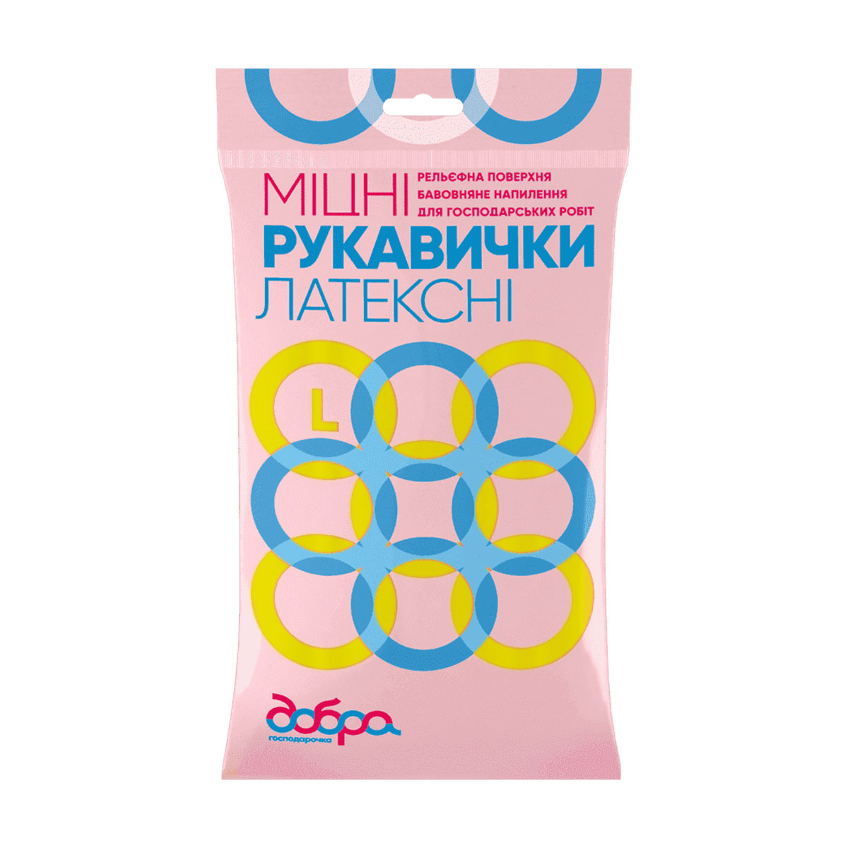 

Рукавички Добра Господарочка, міцні, жовті, розмір L, 1 пара