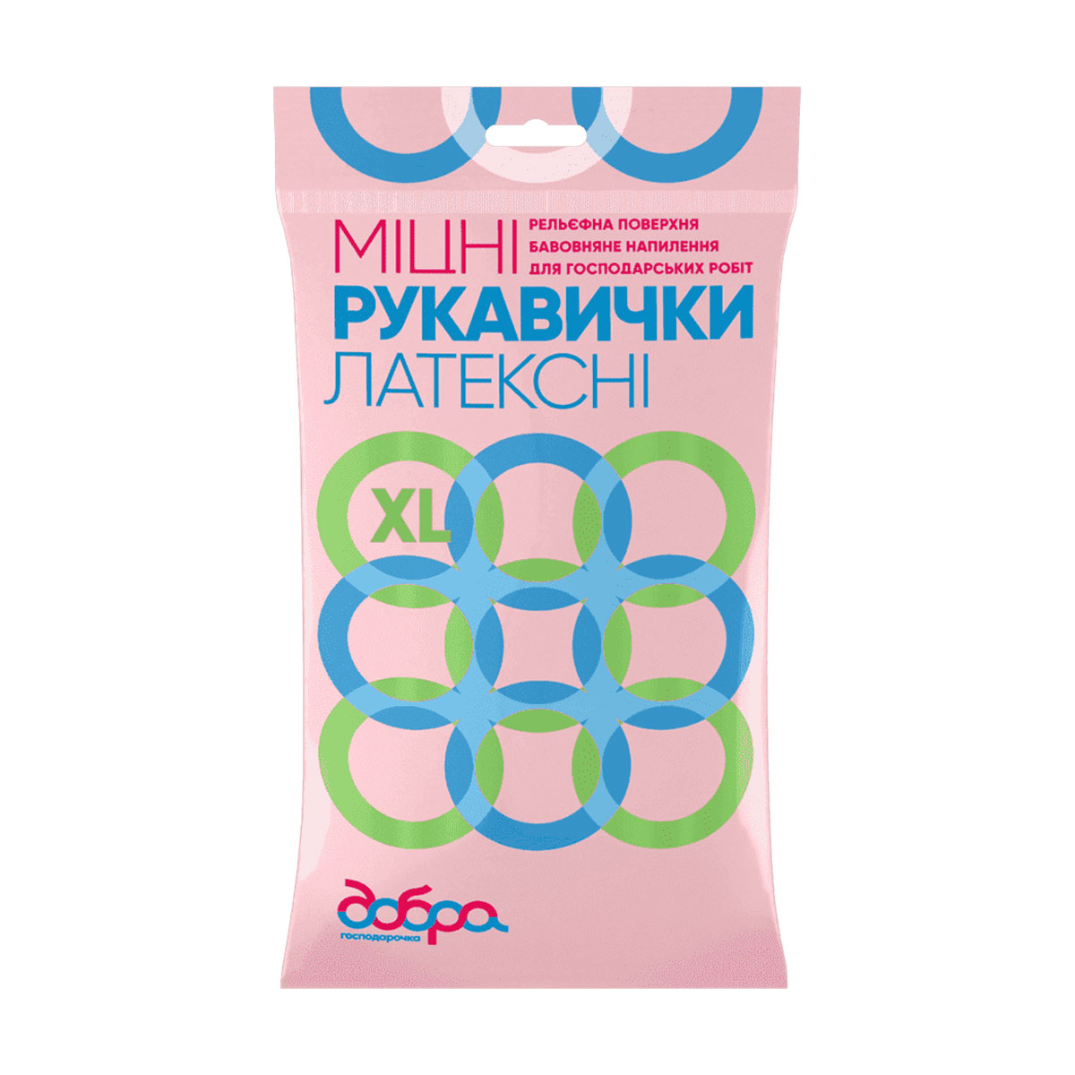 

Рукавички Добра Господарочка, міцні, зелені, розмір XL, 1 пара