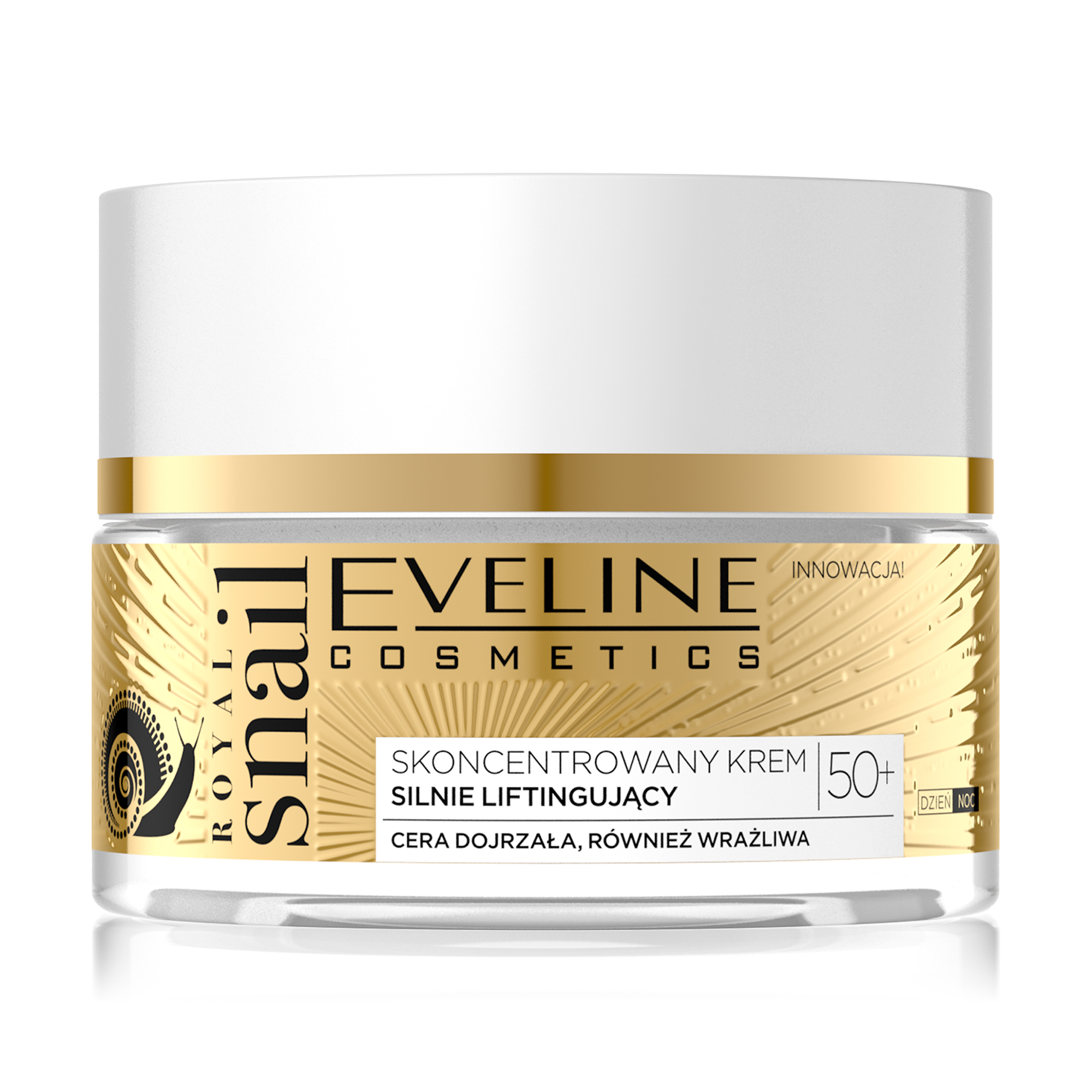 

Уцінка! Крем для обличчя Eveline Cosmetics Royal Snail 50+ з ліфтинг ефектом, 50 мл