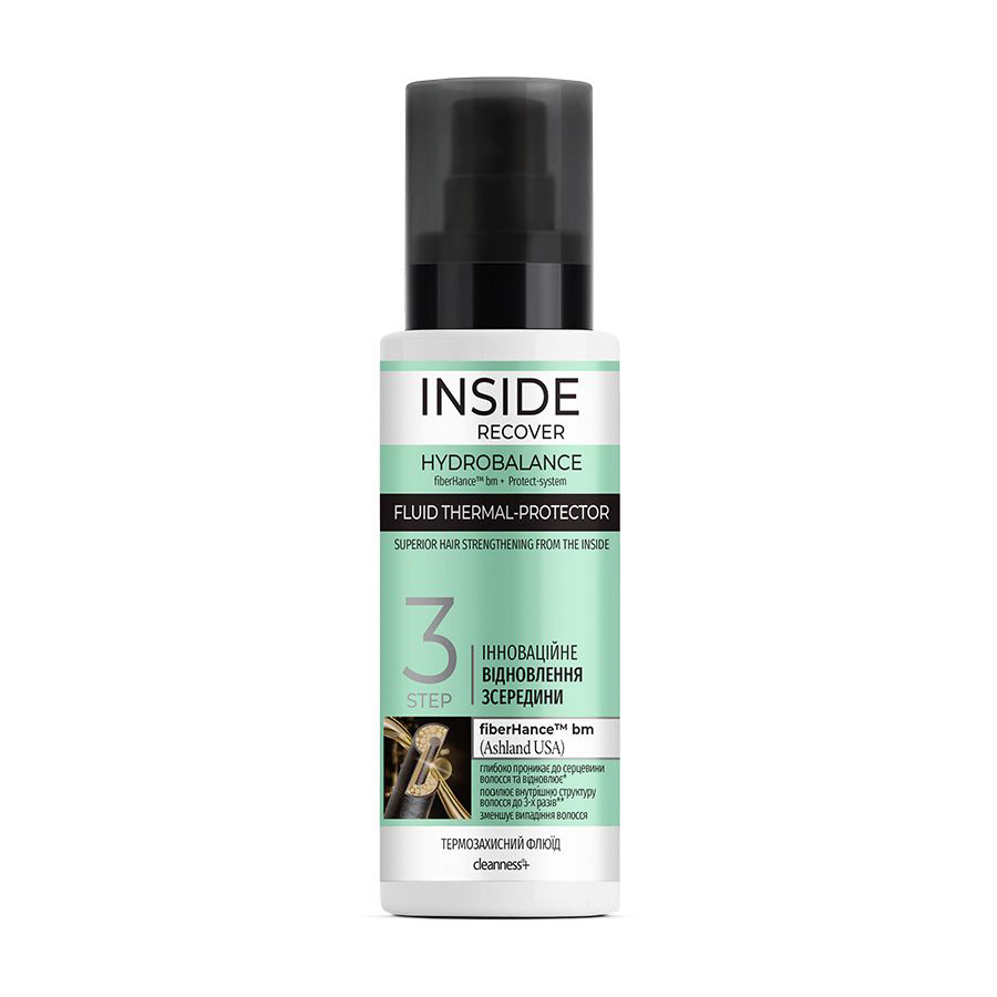 

Термозахисний флюїд INSIDE recover для волосся HYDROBALANCE, 145 мл