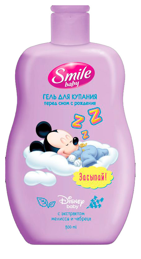 

Гель для купання SMILE Baby перед сном від народження 300мл