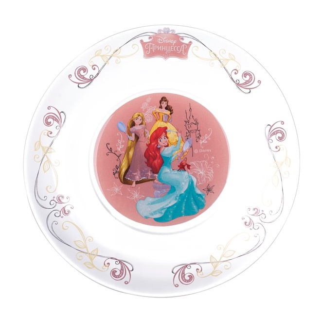 

Тарілка десертна DISNEY Принцеси 19,6см,16с1914 4ДЗ Принц.*