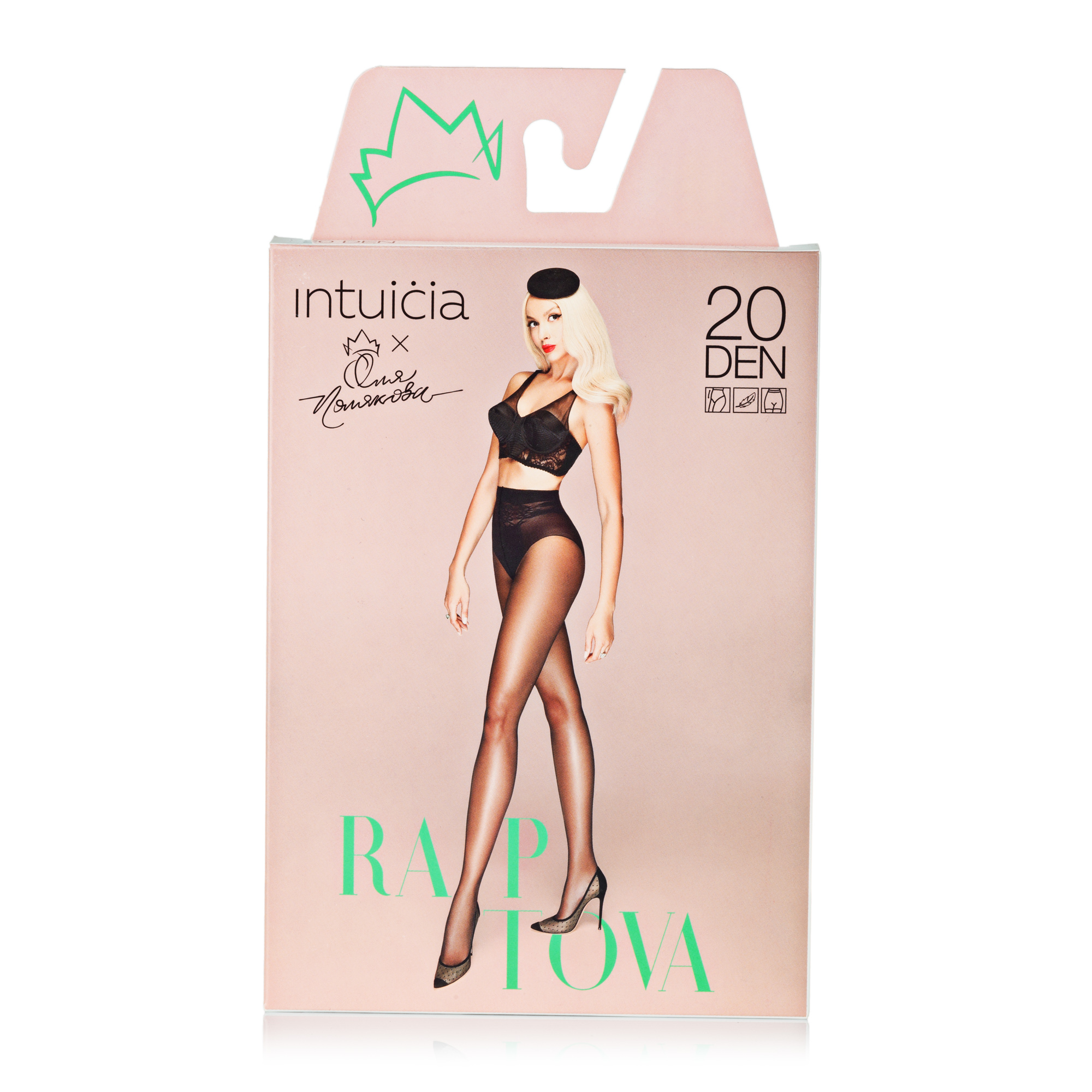 

Колготи Жіночі Intuicia 7 RAPTOVA 20 DEN димчатий р.3