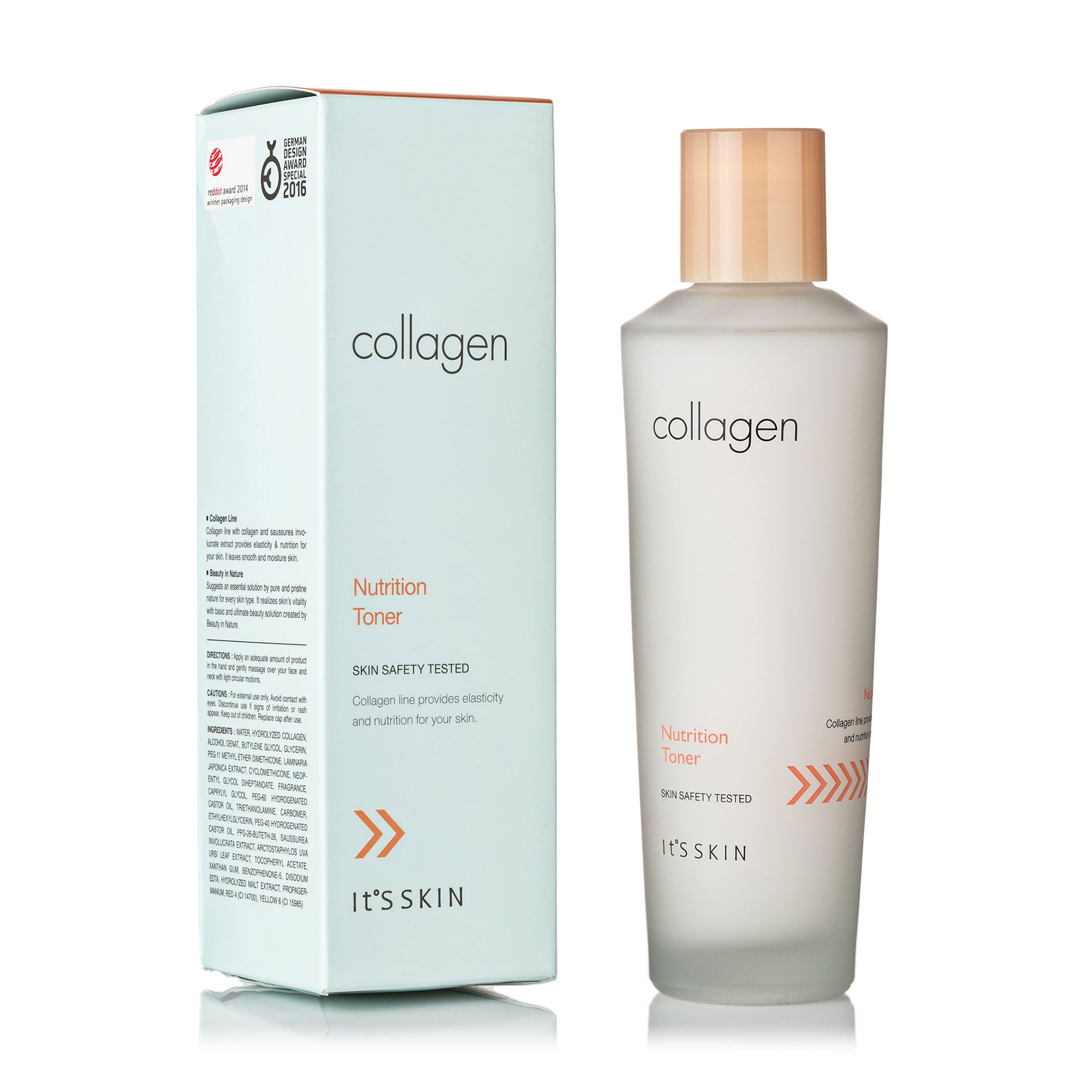 

Тонер для обличчя It's Skin Collagen Nutrition Toner з морським колагеном, 150 мл