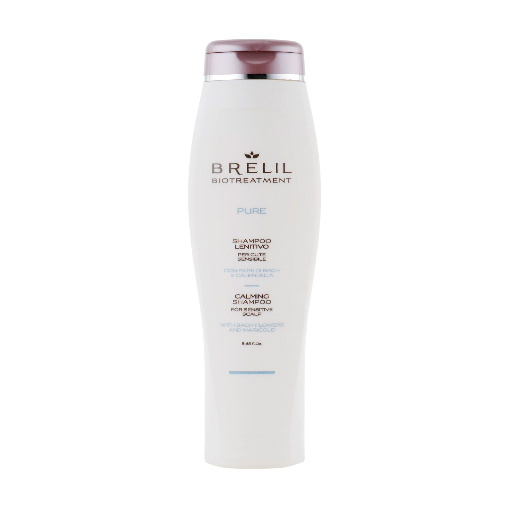 

Відновлювальний шампунь Brelil Biotraitement Pure Calming Shampoo для чутливої шкіри голови, 250 мл