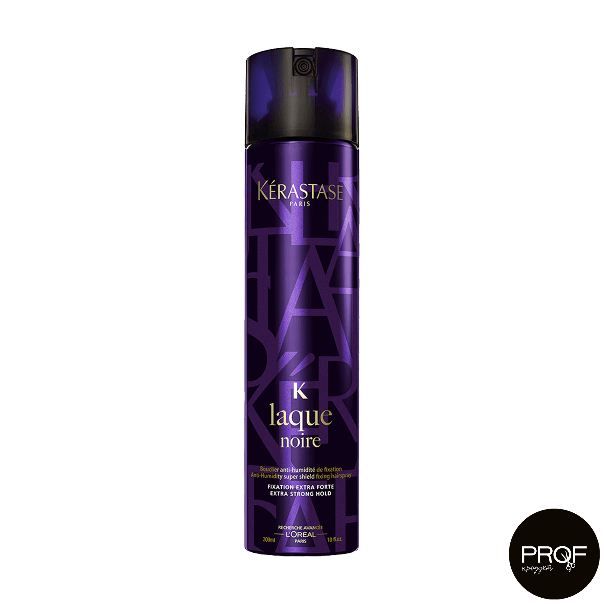 Лак для волосся Kerastase Couture Styling Laque Noire екстрасильної фіксації, 300 мл