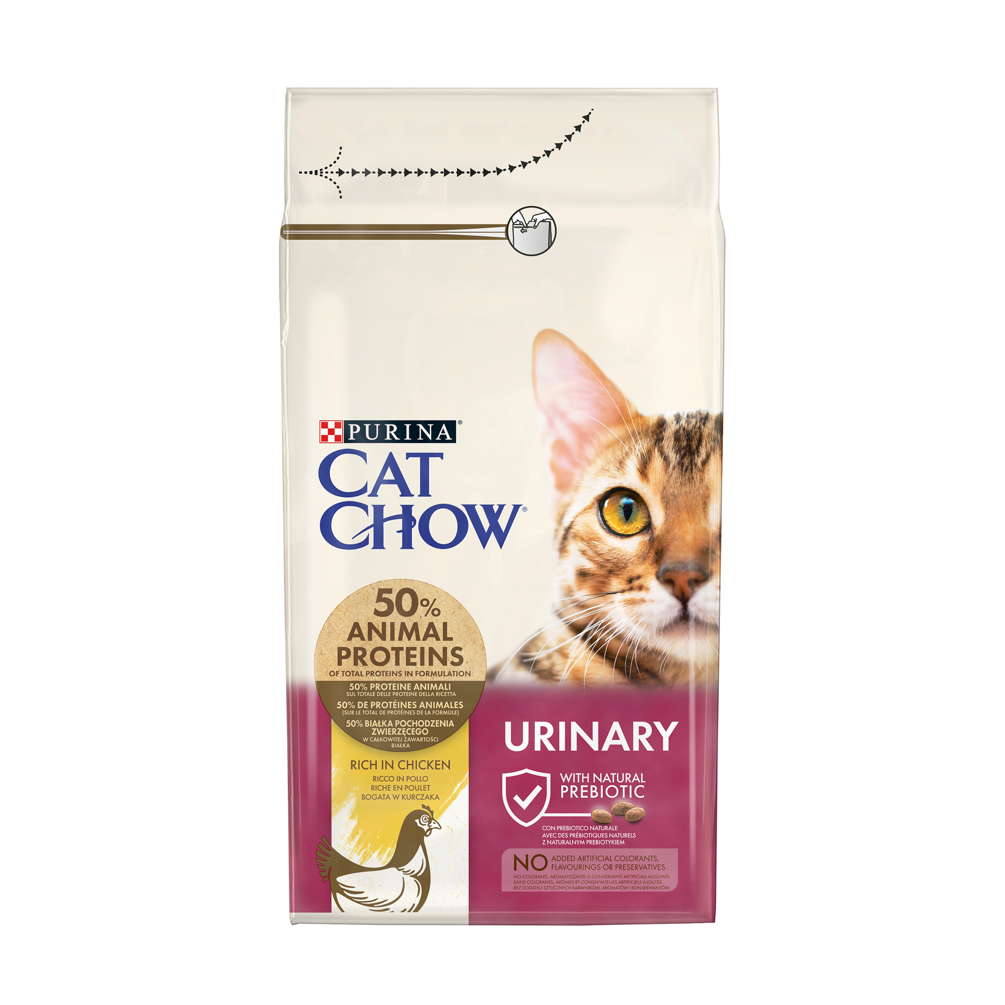 

Уцінка! Сухий корм для дорослих котів Cat Chow Urinary Tract Health для підтримки здоров'я сечовивідної системи, з куркою, 1.5 кг