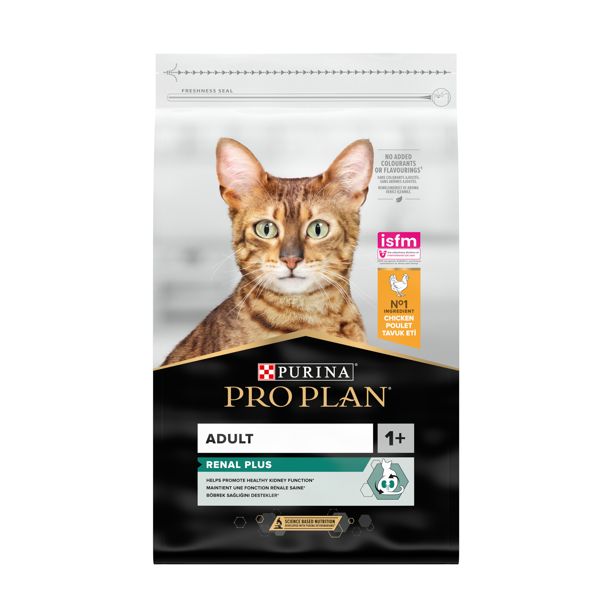 

Сухий корм для дорослих котів Pro Plan Adult 1+ Renal Plus з куркою, 10 кг