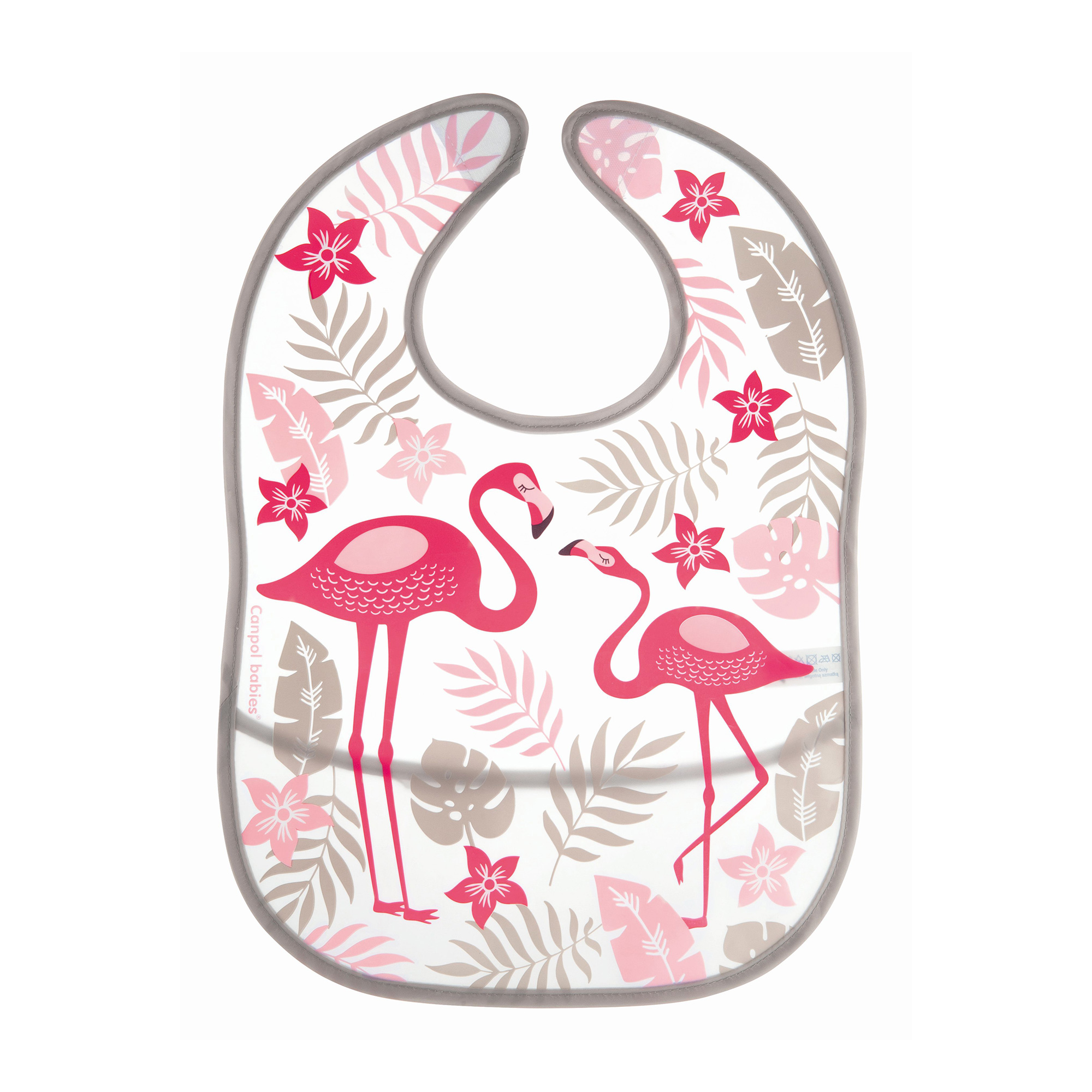 

Слинявчик Canpol babies з кишеньою Jungle кораловий