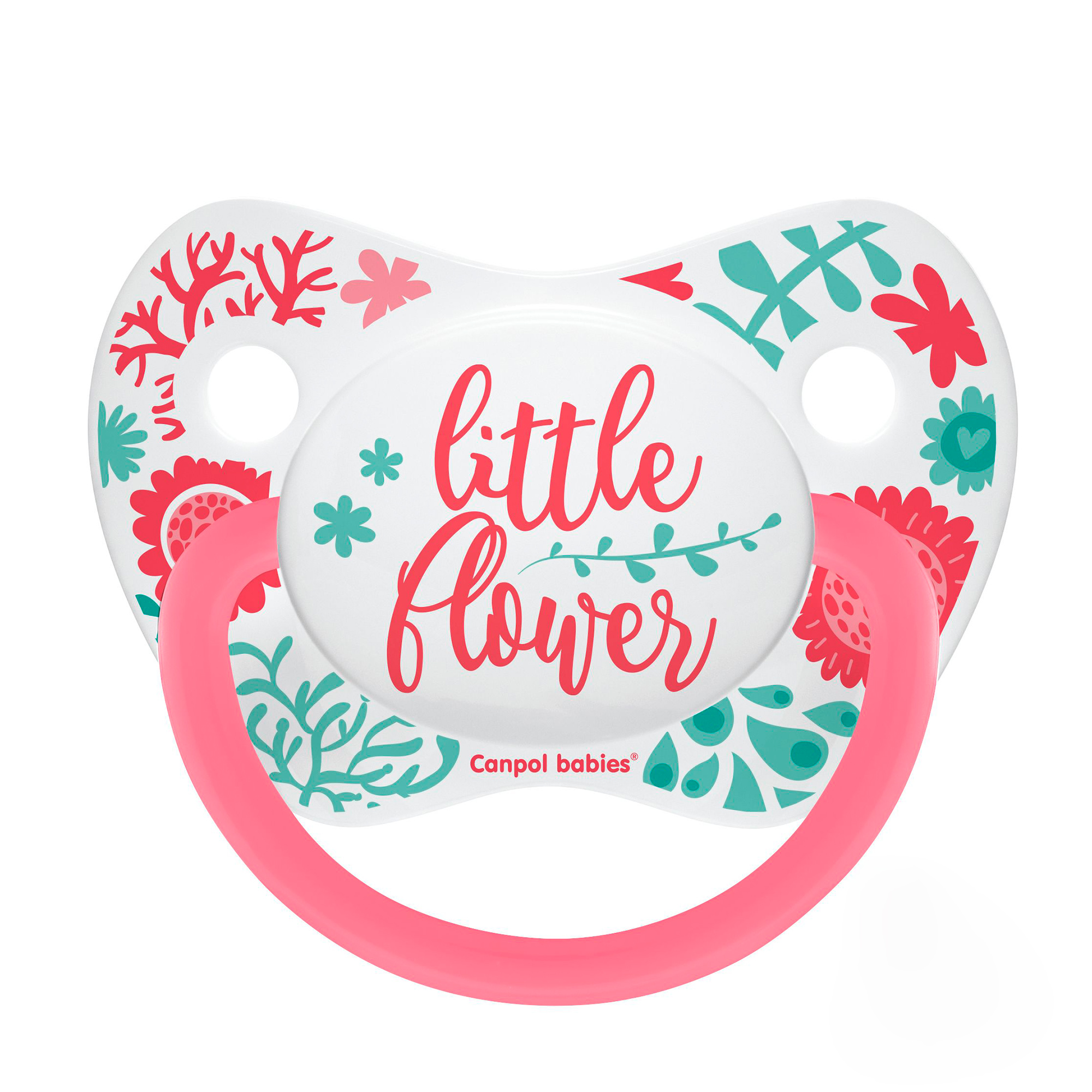 

Пустушка Canpol babies силіконова анатомічна 6-18 міс Wild Nature коралова