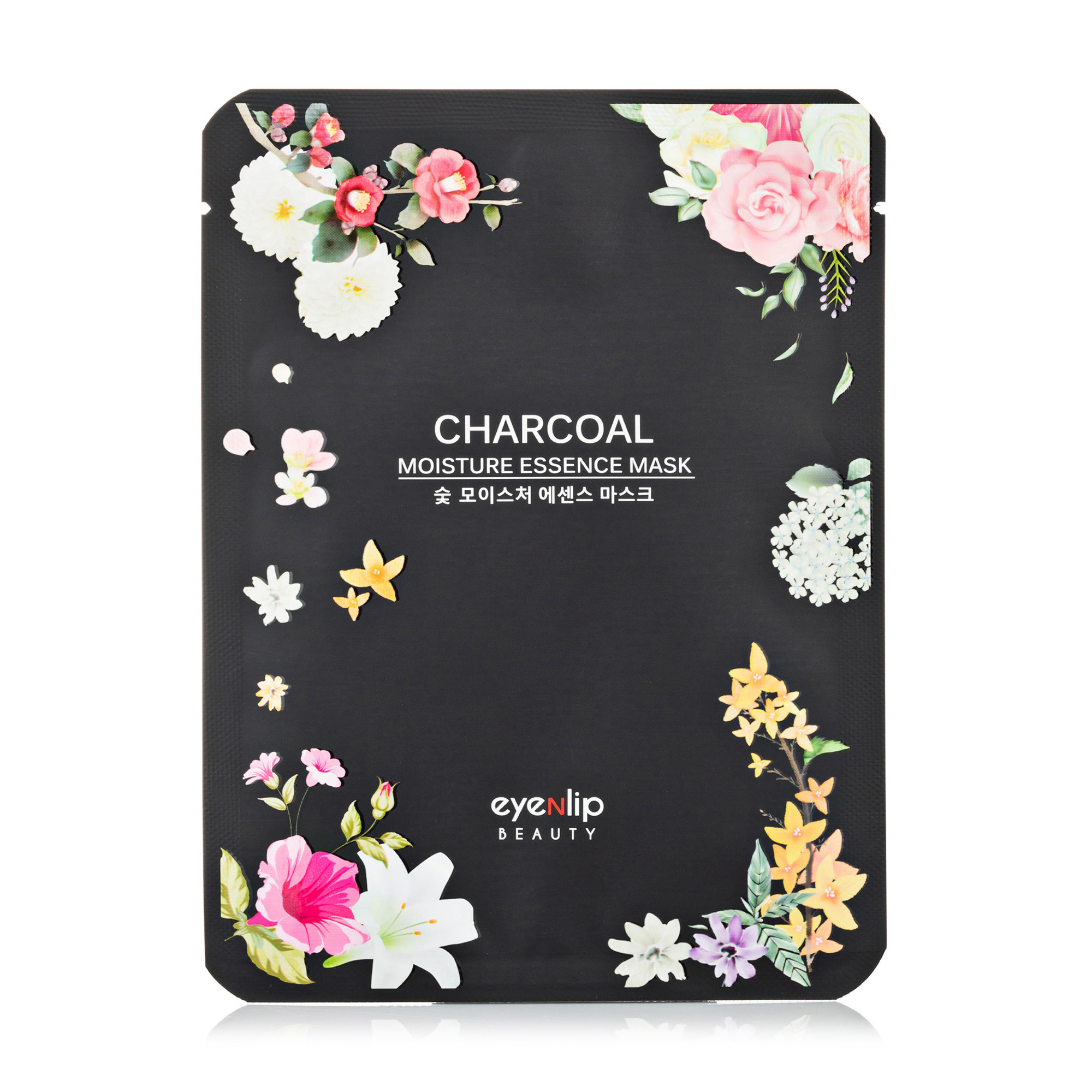 

Уцінка! Тканинна маска для обличчя Eyenlip Moisture Essence Mask Charcoal з деревним вугіллям, 25 мл