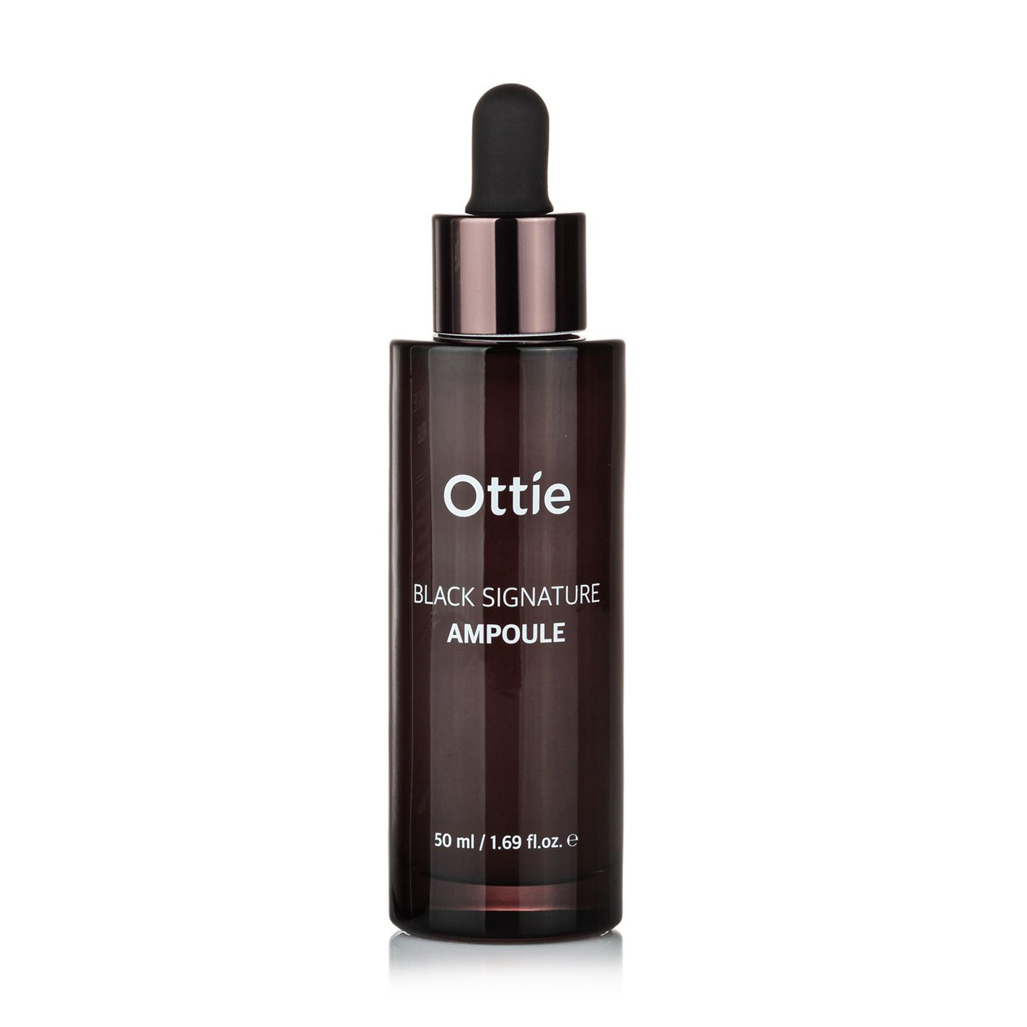 

Омолоджувальна ампульна сироватка для обличчя Ottie Black Signature Ampoule з муцином чорного равлика, 50 мл