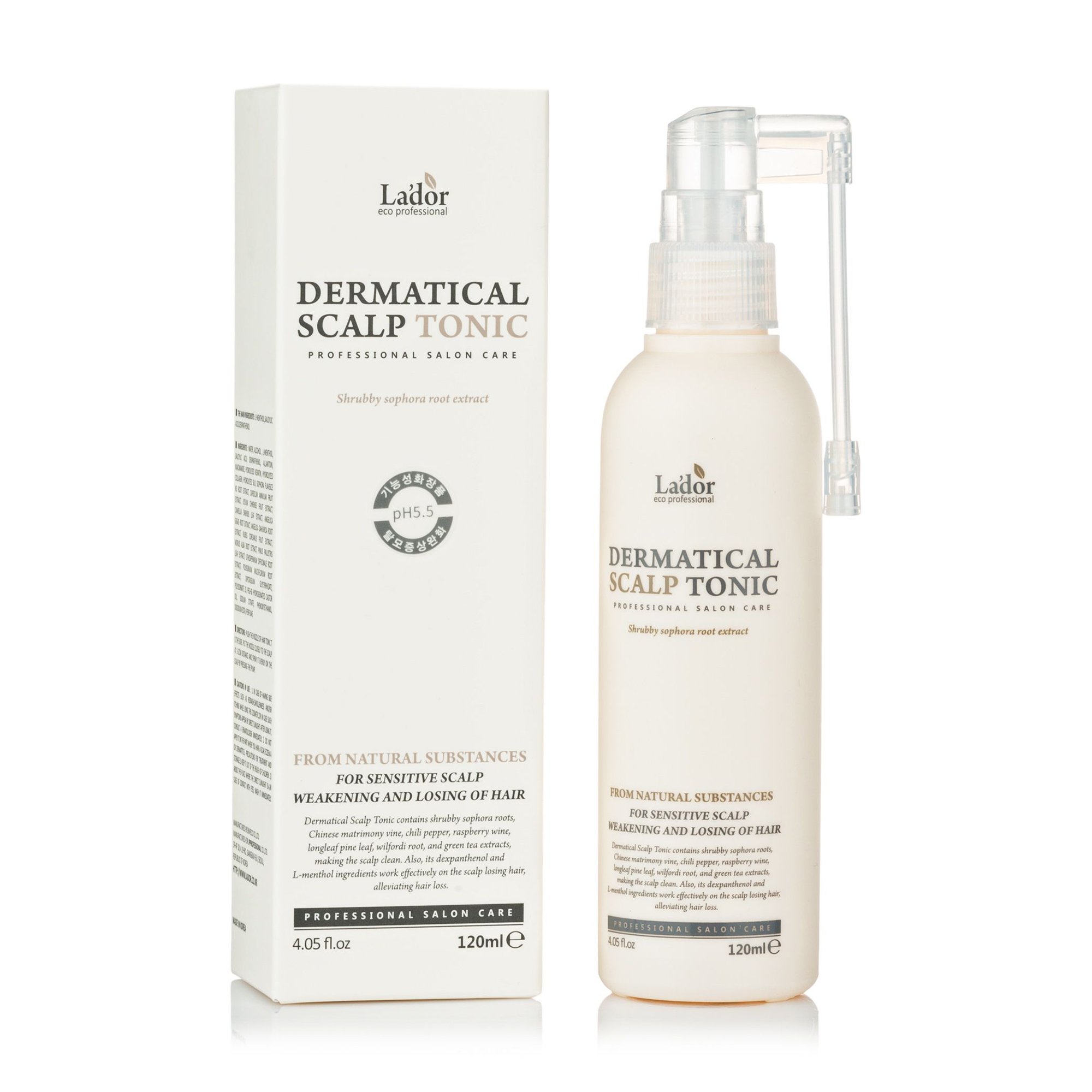 

Тонік для шкіри голови La'dor Dermatical Scalp Tonic проти випадіння волосся, 120 мл
