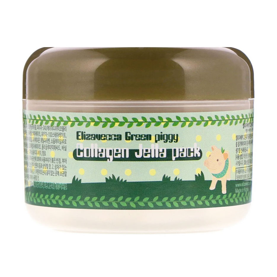 

Уцінка! Колагенова маска для обличчя Elizavecca Green piggy Collagen Jella Pack, 100 г