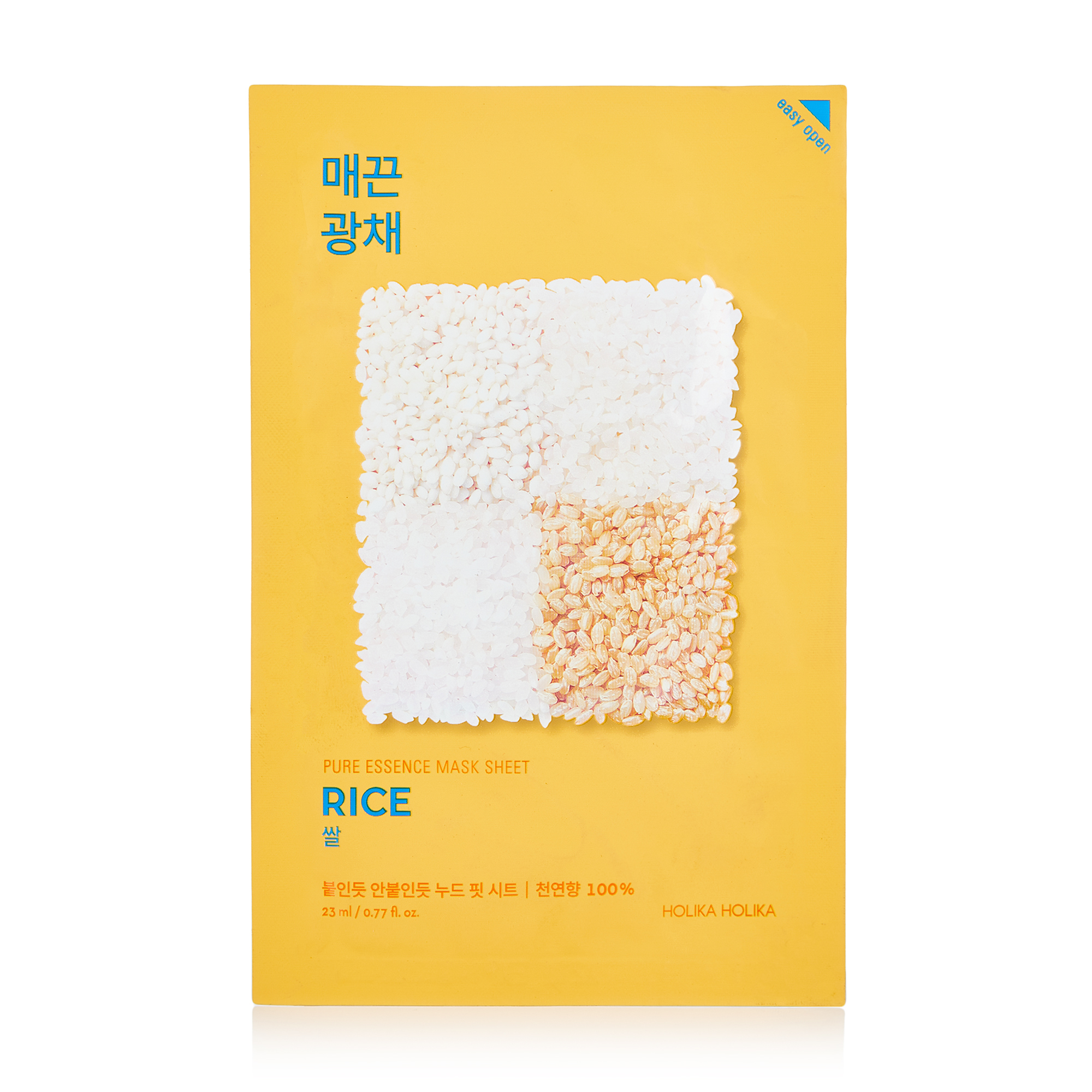 

Уцінка! Зволожувальна тканинна маска для обличчя Holika Holika Pure Essence Mask Sheet Rice з екстрактом рису, 23 мл