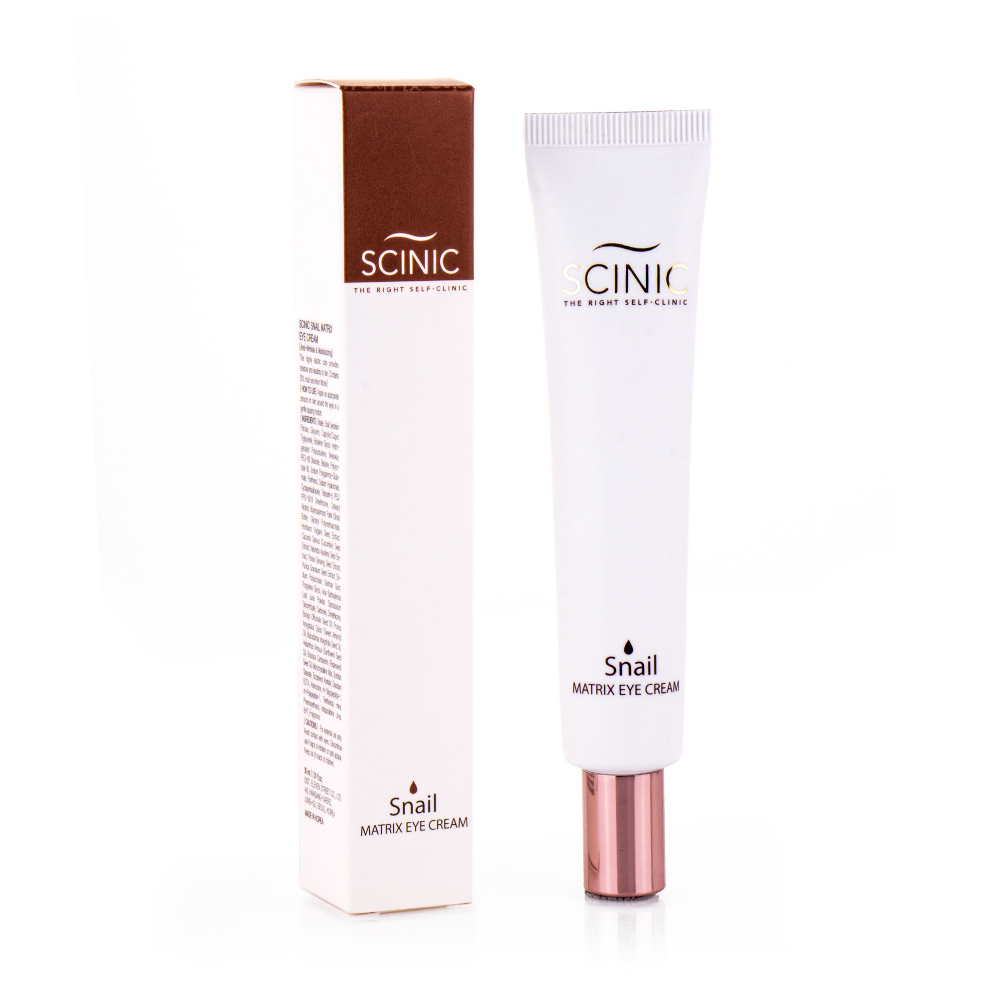 

Крем для шкіри навколо очей Scinic Snail Matrix Eye Cream з муцином равлика, 30 мл