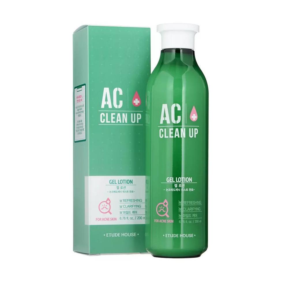 

Лікувальний гель-лосьйон для проблемної шкіри Etude House AC Clean up Gel Lotion, 30мл