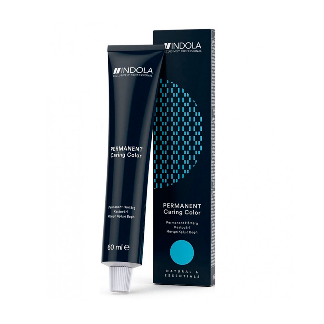 

Перманентна крем-фарба для волосся Indola Permanent Caring Color Natural & Essentials 7.2 Середній блонд перлинний, 60 мл