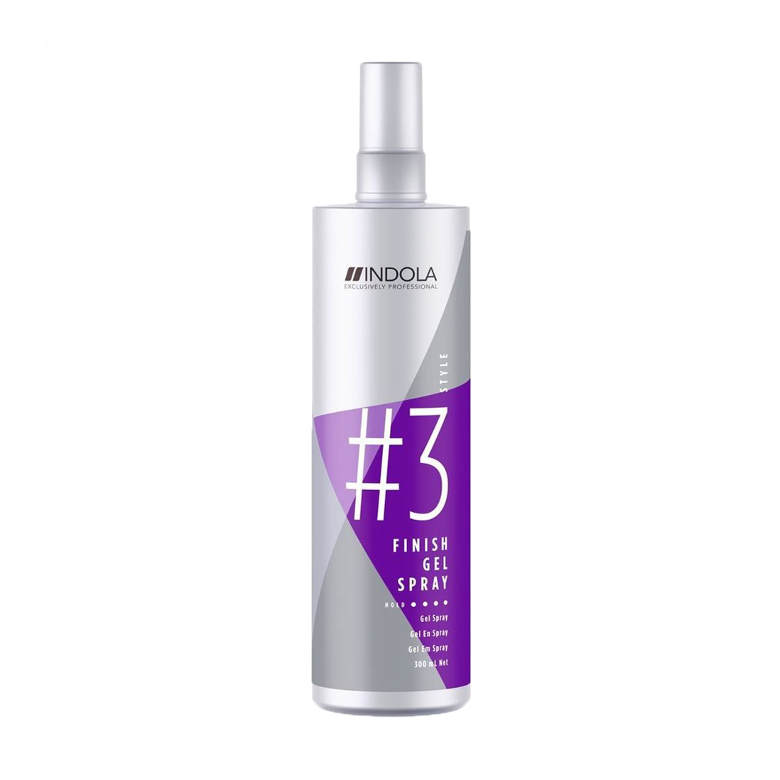 

Уцінка! Гель-спрей для фіксації та надання блиску волоссю Indola Finish Gel Spray 3 для неслухняного волосся, 300 мл
