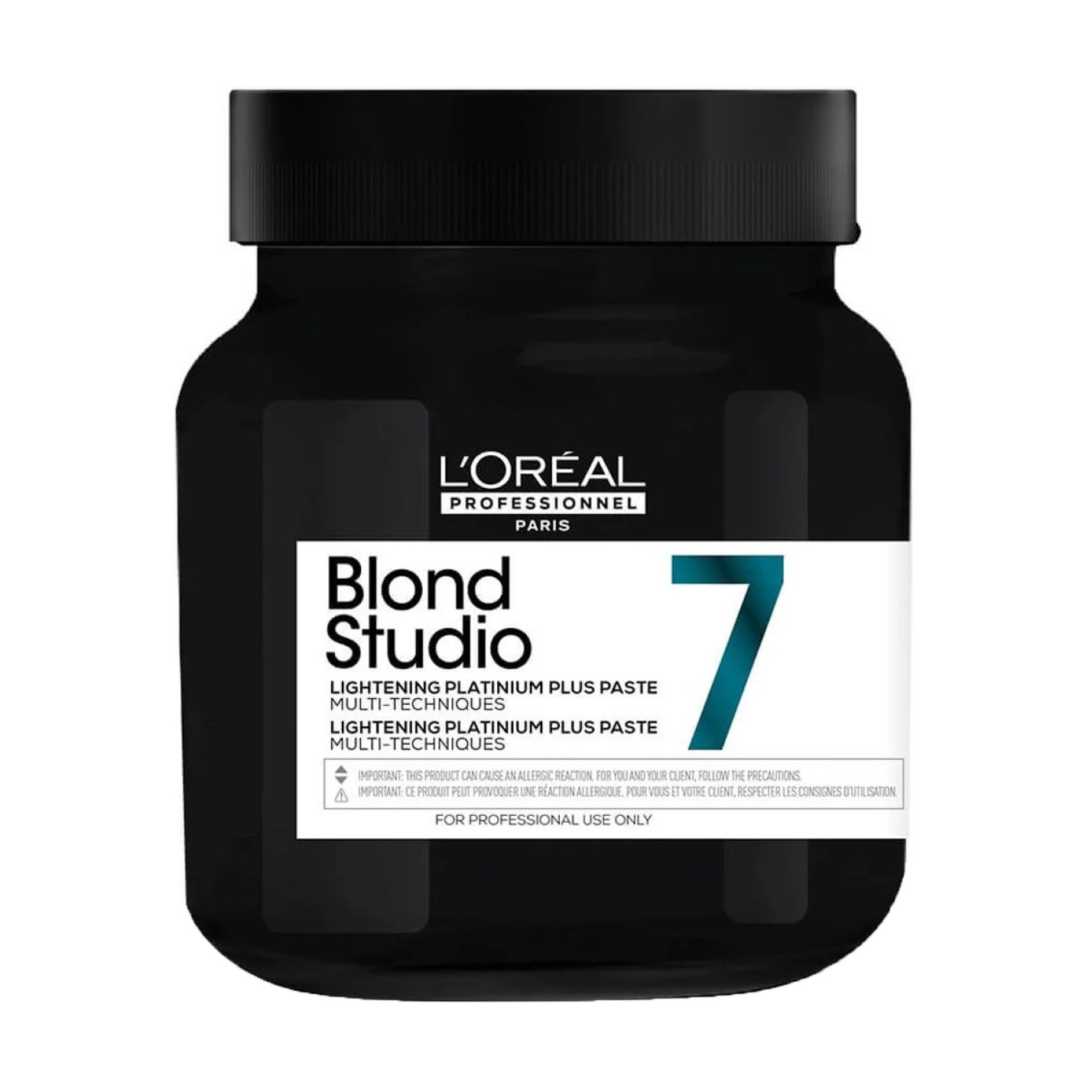 

Знебарвлювальна паста для волосся L'Oreal Professionnel Blond Studio Platinium Plus для освітлення темних баз до 7 тонів, 500 г