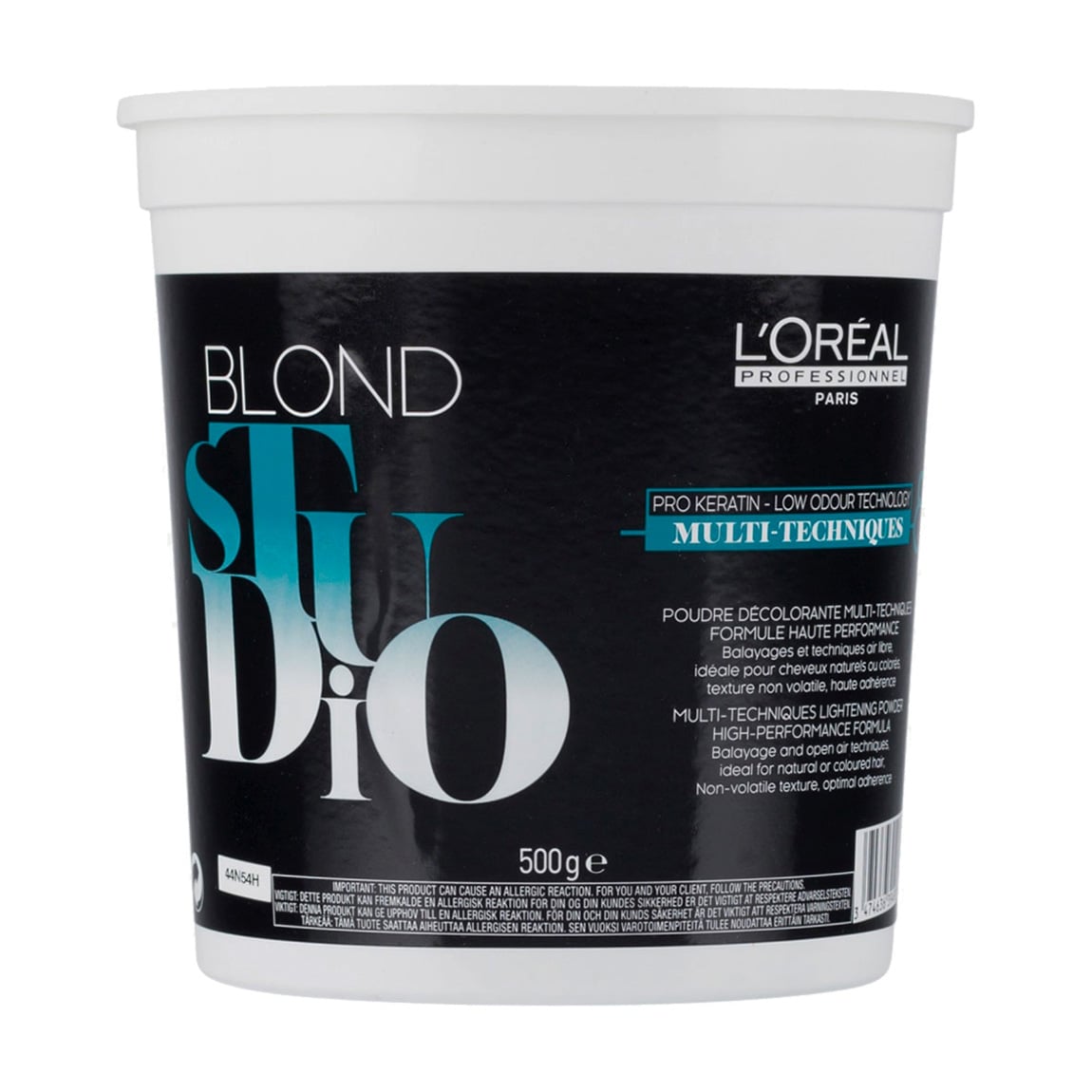 

Багатофункціональна пудра для інтенсивного освітлення до 8 рівнів L'Oreal Professionnel Blond Studio Multi-Techniques Powder, 500 г