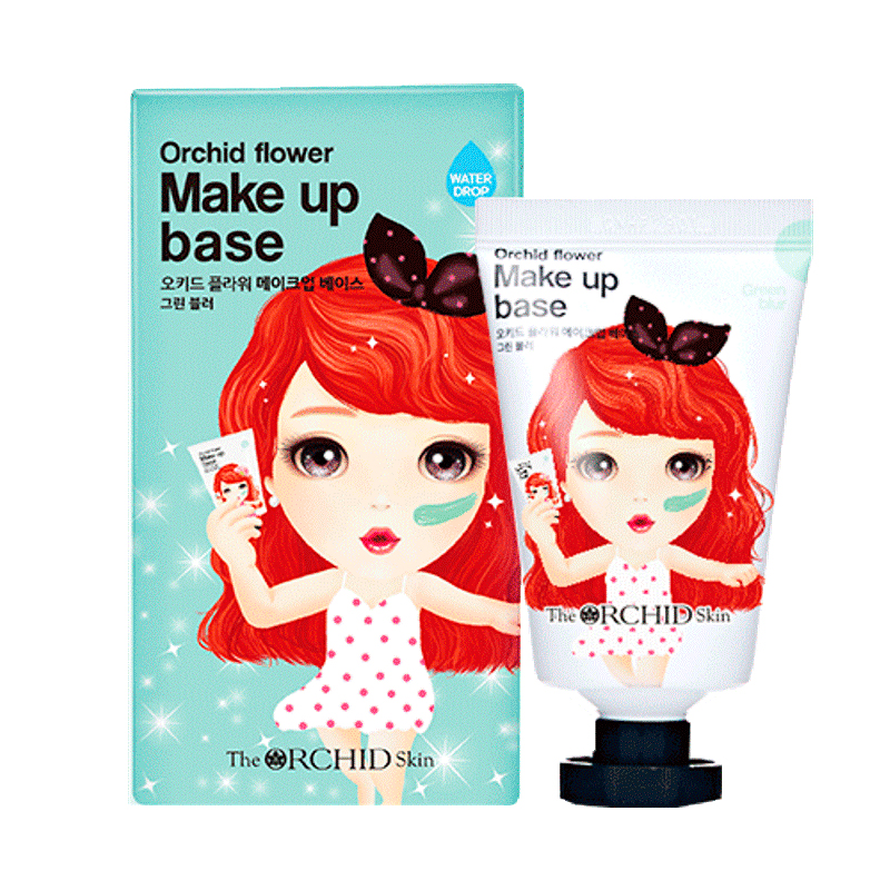 

База під макіяж The Orchid Skin FLOWER MAKE-UP BASE GREEN BLUR зелена 30г