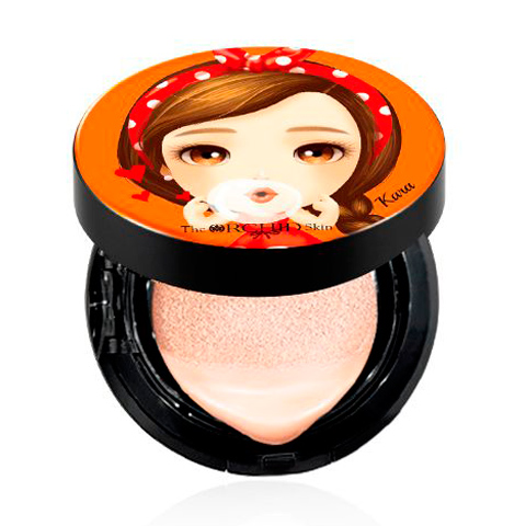 

Кушон + рефілл для обличчя The Orchid Skin FLOWER SMART CUSHION MOCHI 21 рожево-бежевий