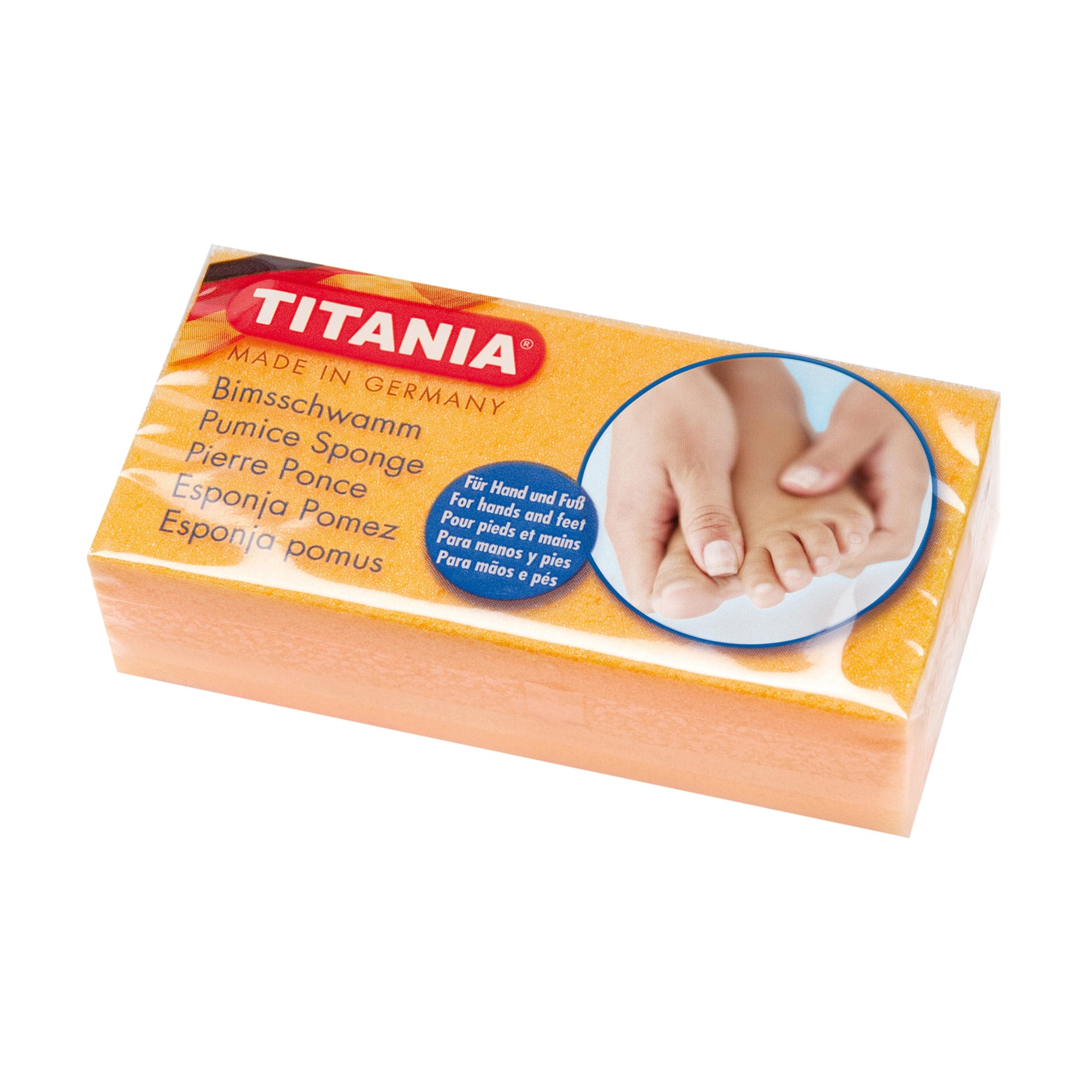 

Пемза педикюрна Titania помаранчева (3000)