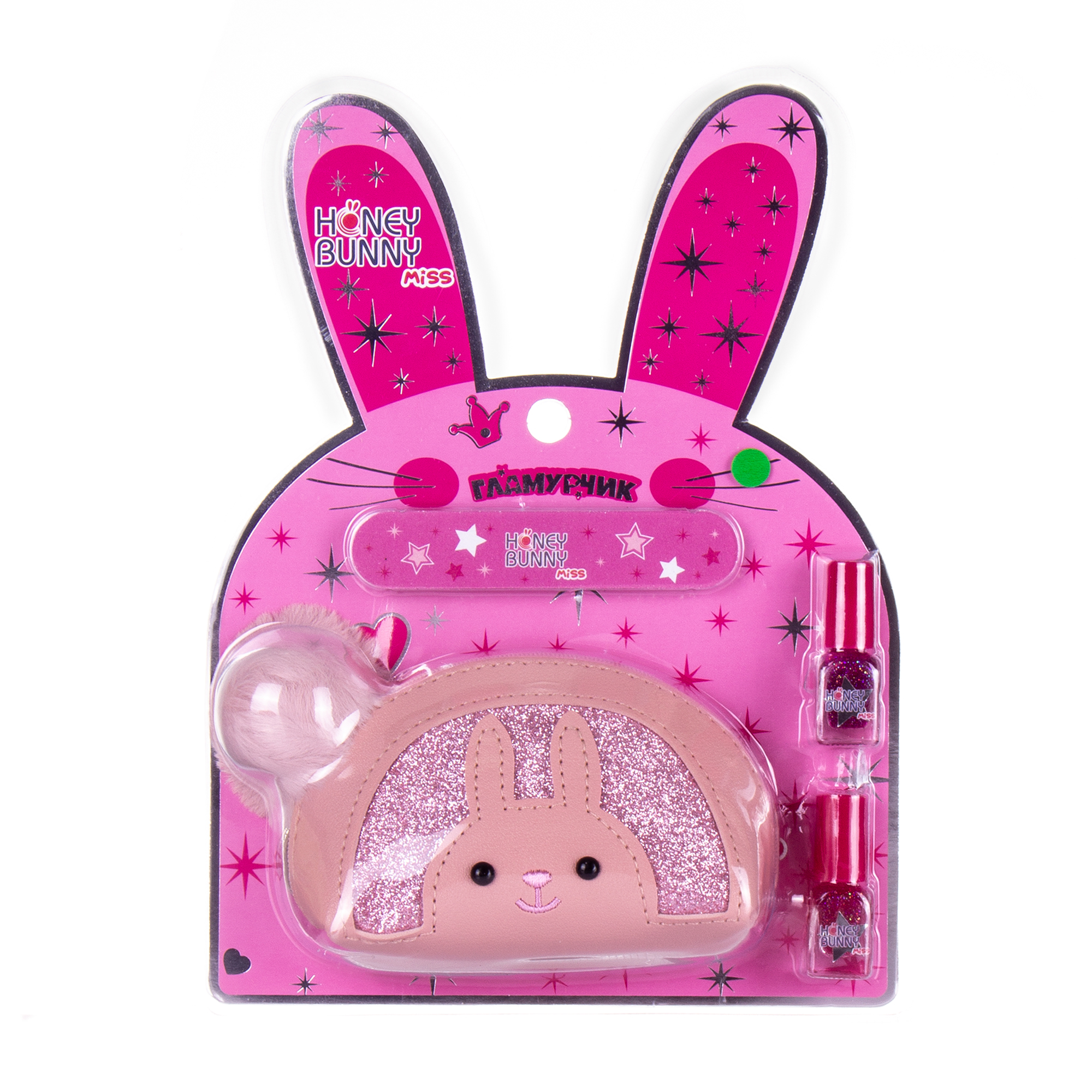 

Набір для дівчат Honey Bunny Miss Чарівний зайчик (косметичка + 2 лаки + пилочка)