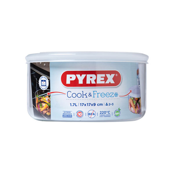 

Форма PYREX Cook&Freez,1.7л,17см,153P000
