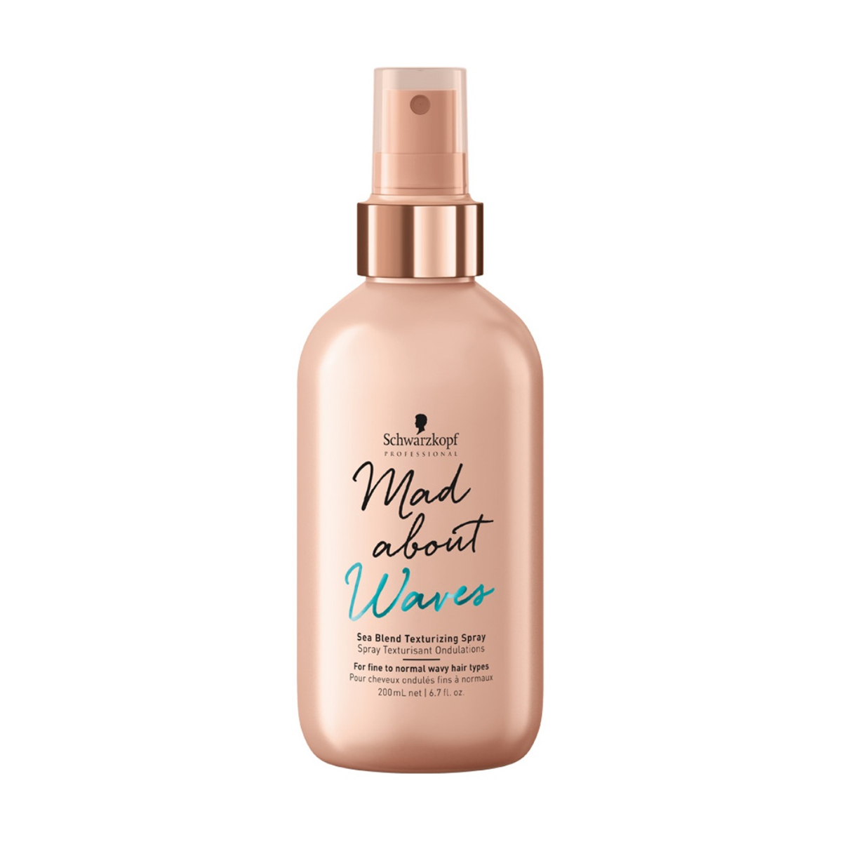 

Спрей Schwarzkopf Professional Mad About Waves Sea blend Текстуруючий для створення обєму хвилястого волосся 200 ml