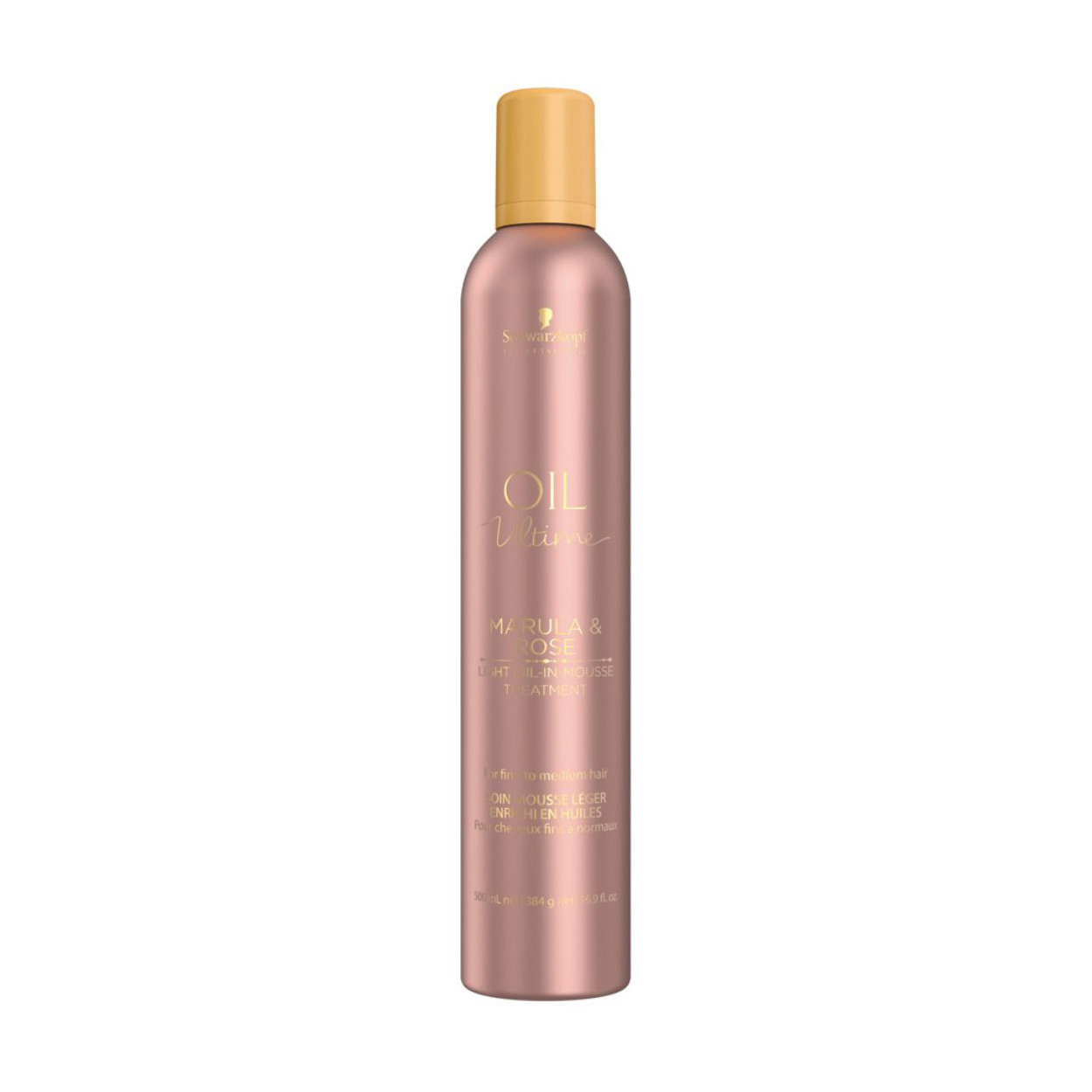 

Маска-мус для волосся Schwarzkopf Professional Oil Ultime Oil-In-Mouse Treatment з олією марули та троянди, 200 мл