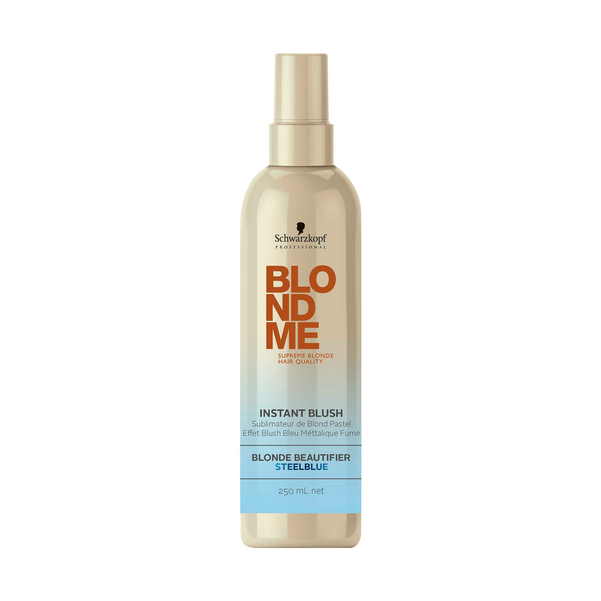 

Фарбуючий Спрей Schwarzkopf Professional BLONDME для волосся сталевий синій 250 мл