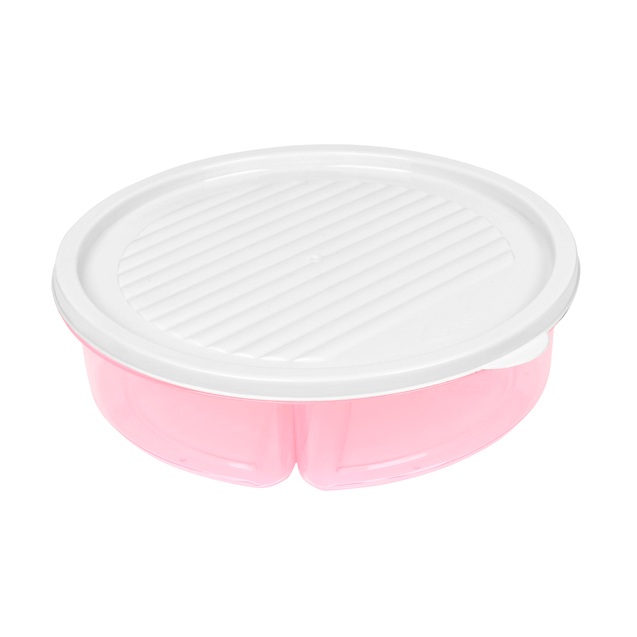 

Контейнер BAGER White/Pink, 3секції*400мл,BG-393 P