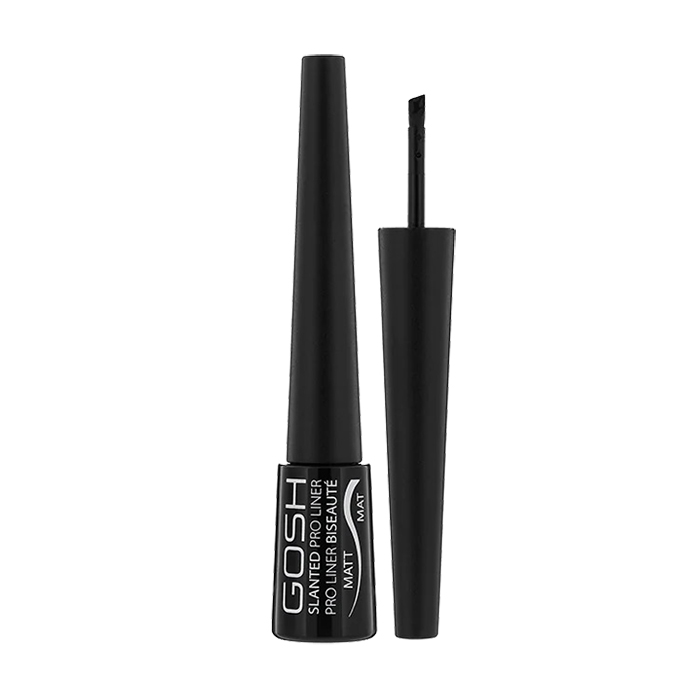 

Уцінка! Матова підводка для очей GOSH Slanted Pro Liner, 002 Matt Black, 3 мл