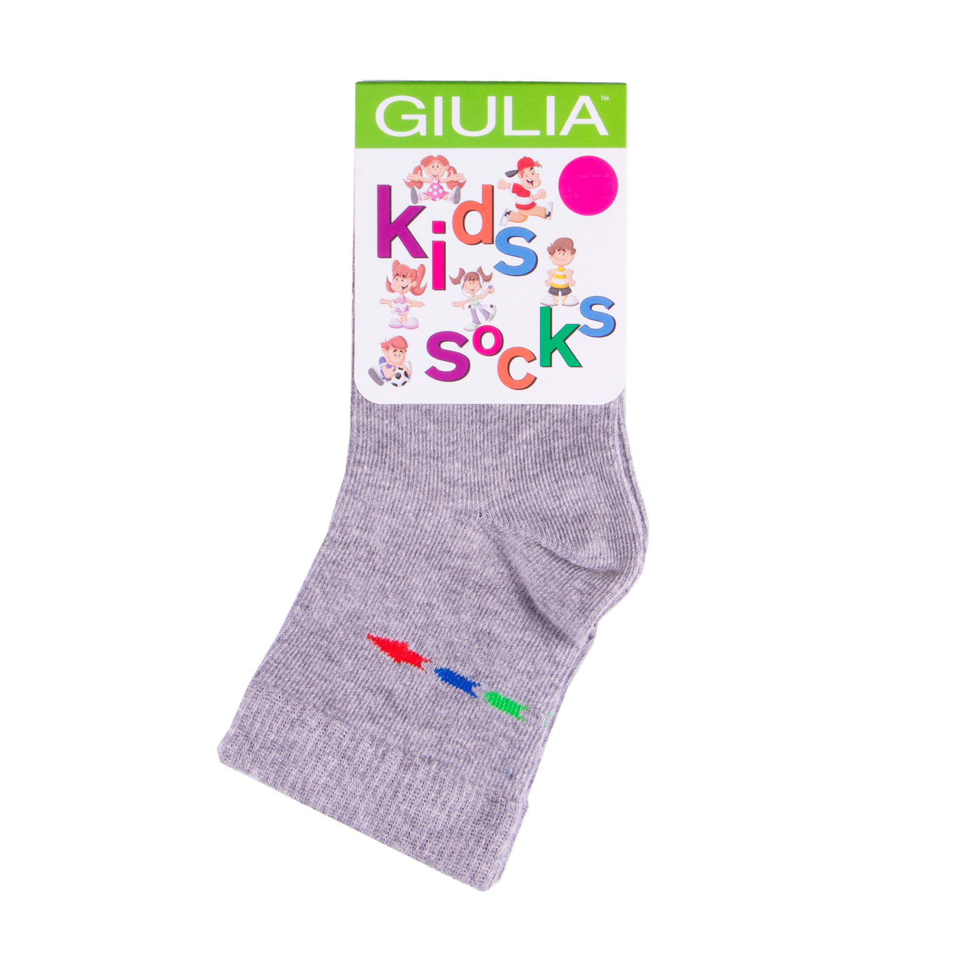 

Шкарпетки дитячі Giulia KSL-016 MELANGE calzino-grey melange р.22
