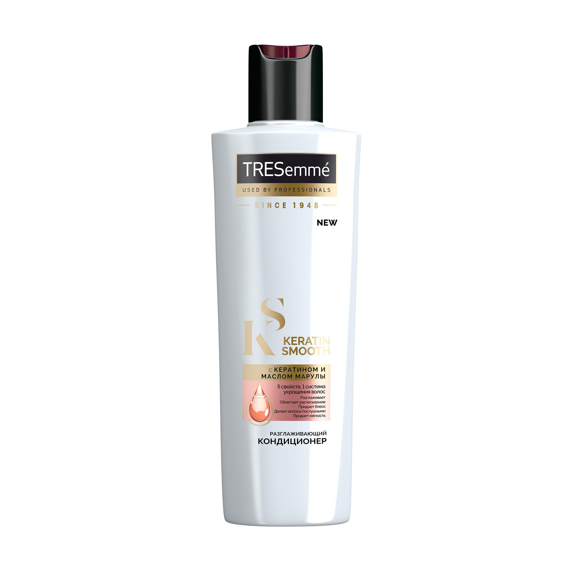 

Розгладжувальний кондиціонер для волосся TRESemme Keratin Smooth Conditioner, з кератином та олією марули, 230 мл