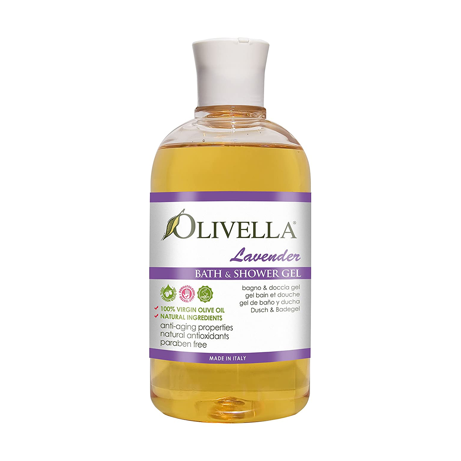 

Уцінка! Гель для душу Olivella Olive Oil Shower Gel, Лаванда на основі оливкової олії, 500 мл