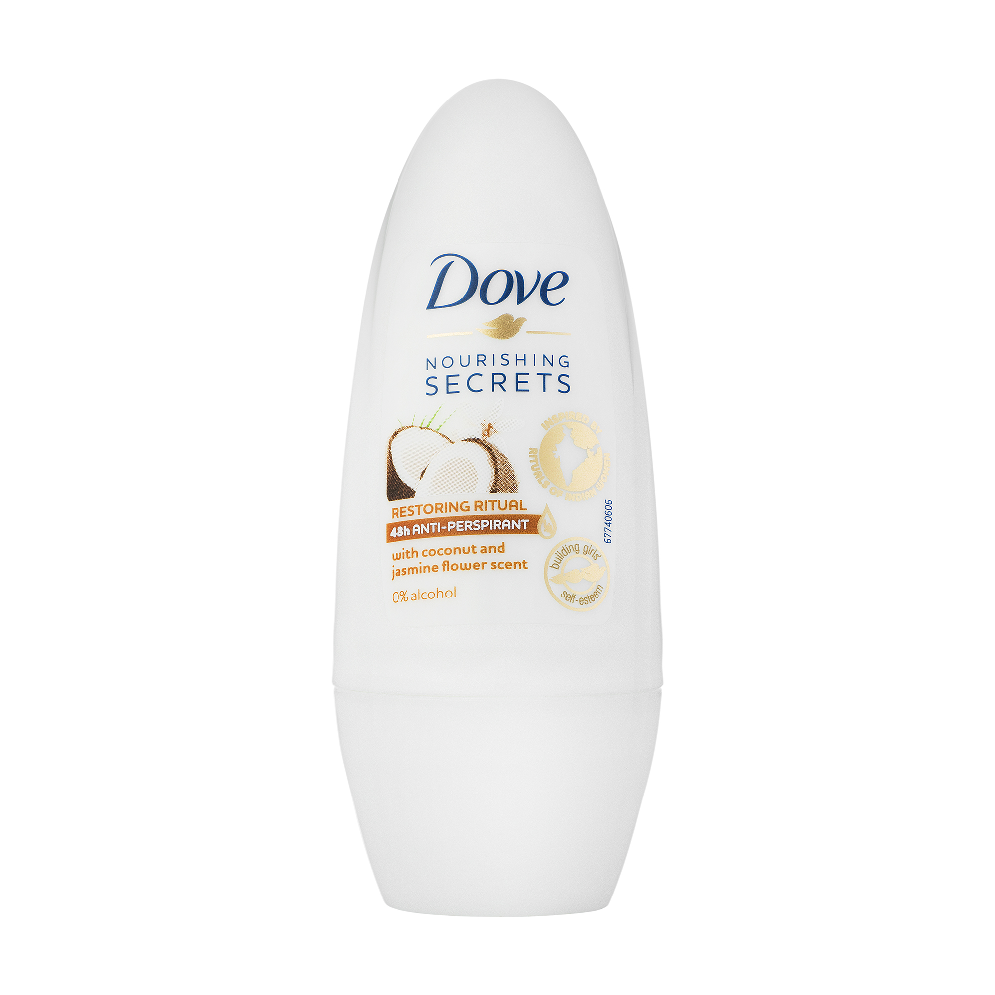 

Кульковий антиперспірант Dove Nourishing Secrets Restoring Ritual Ритуал краси, відновлення, жіночий, 48h, 50 мл