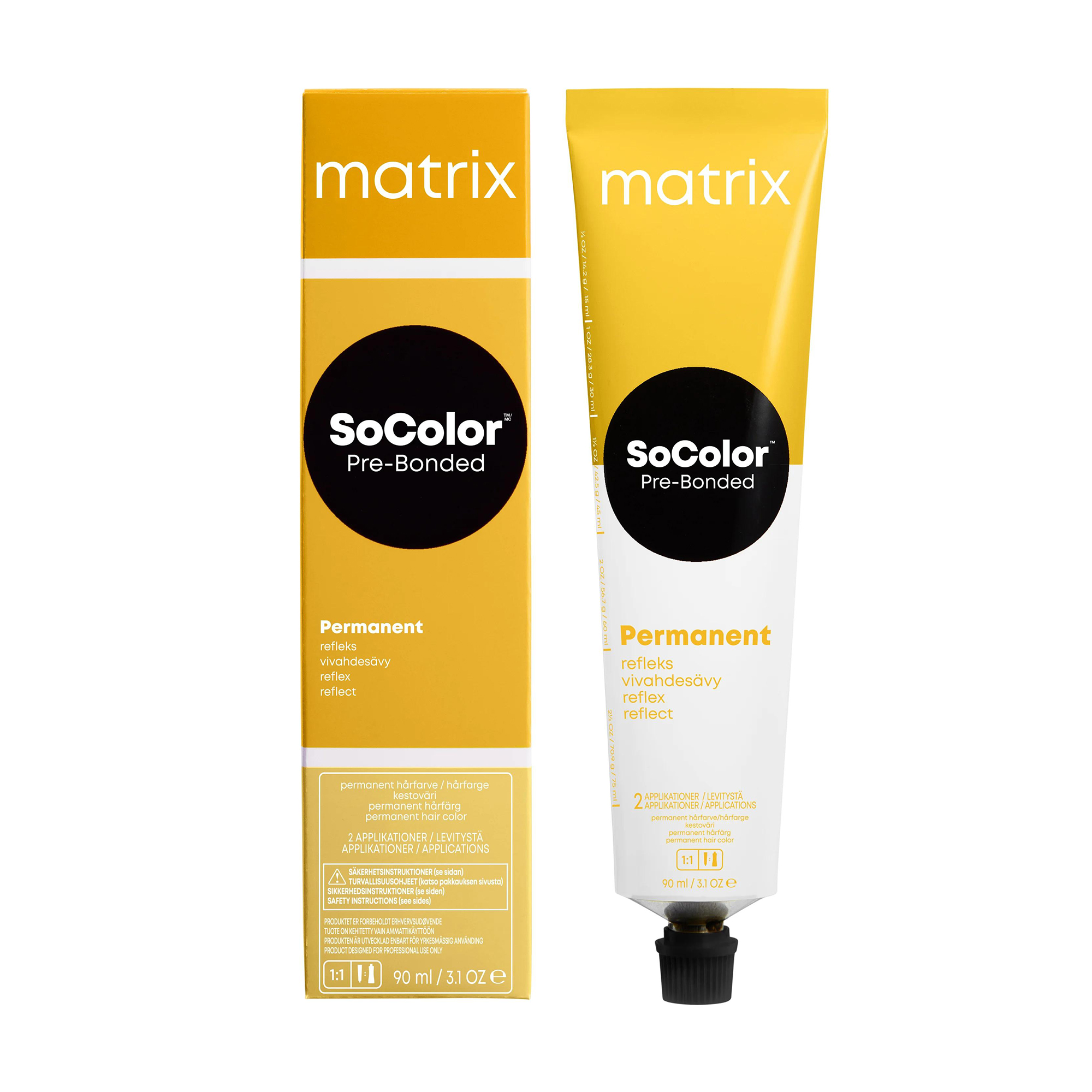 

Стійка крем-фарба для волосся Matrix SoСolor Beauty (Pre-Bonded Permanent) 6VR, 90 мл